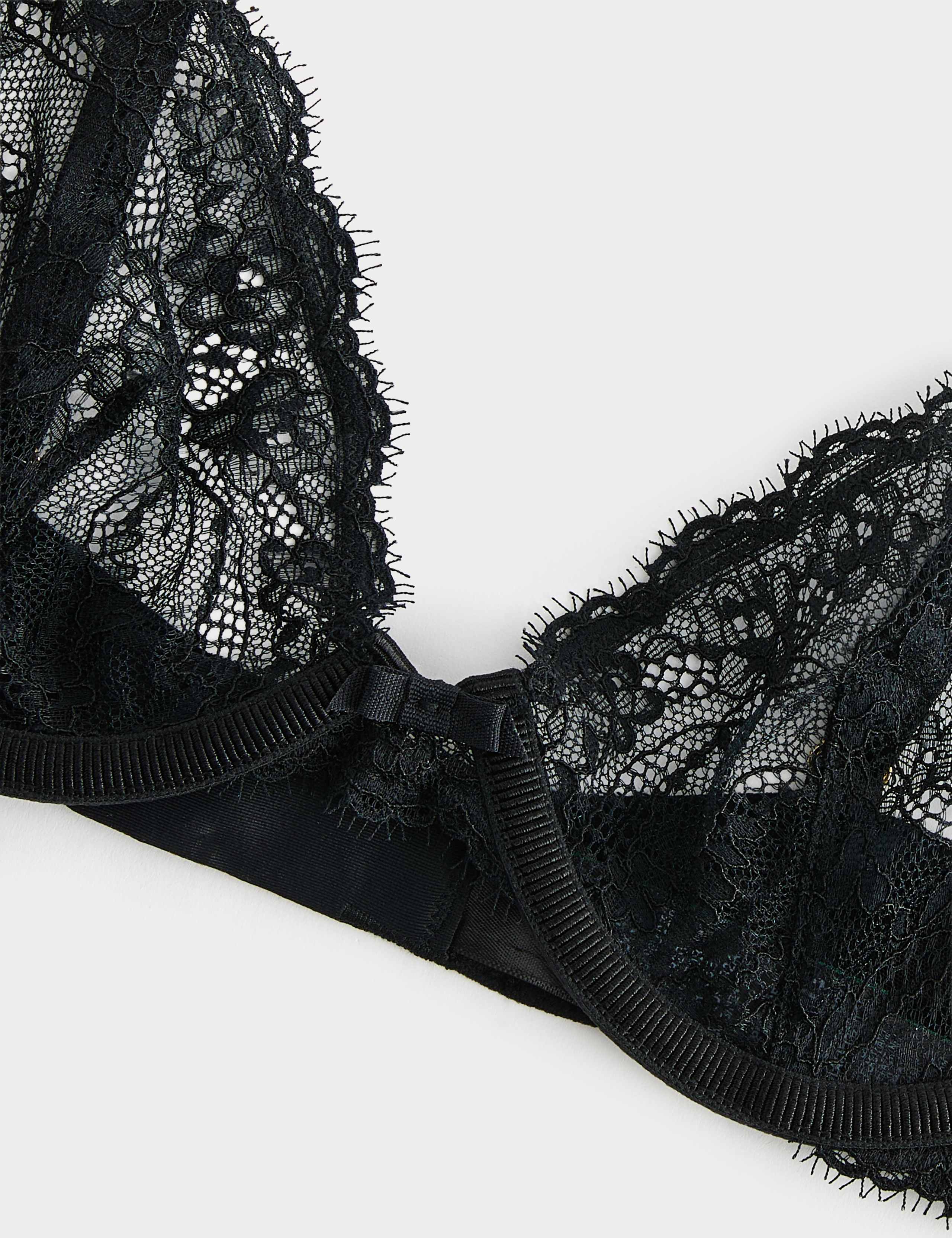 Ida Lace Wired Plunge Bra Set A-E 4 of 6