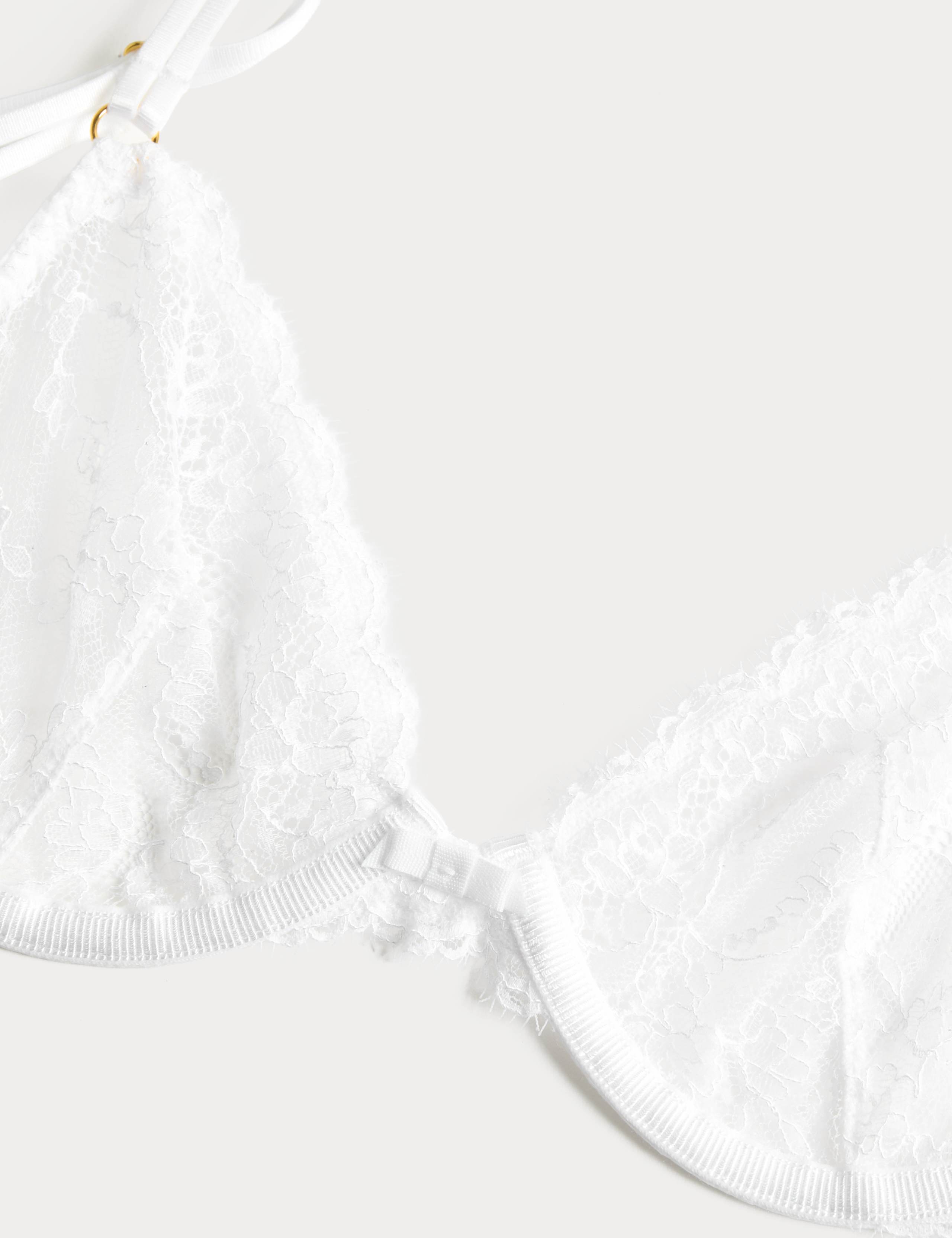 Ida Lace Wired Plunge Bra Set A-E 4 of 6