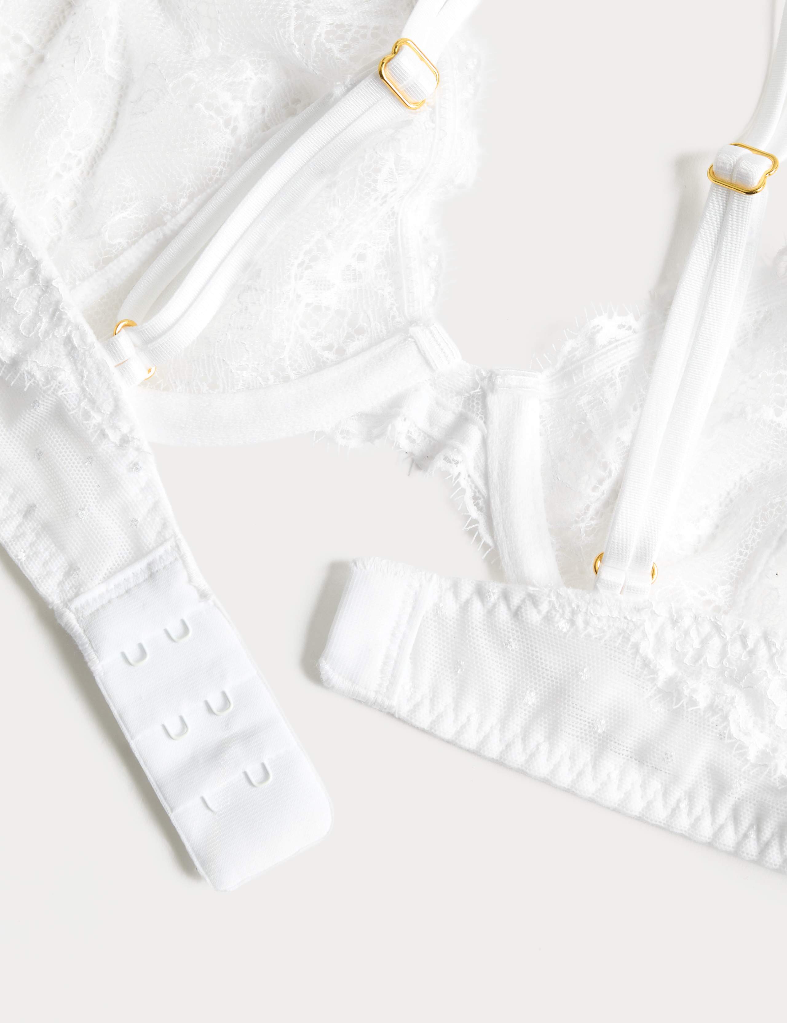 Ida Lace Wired Plunge Bra Set A-E 6 of 6