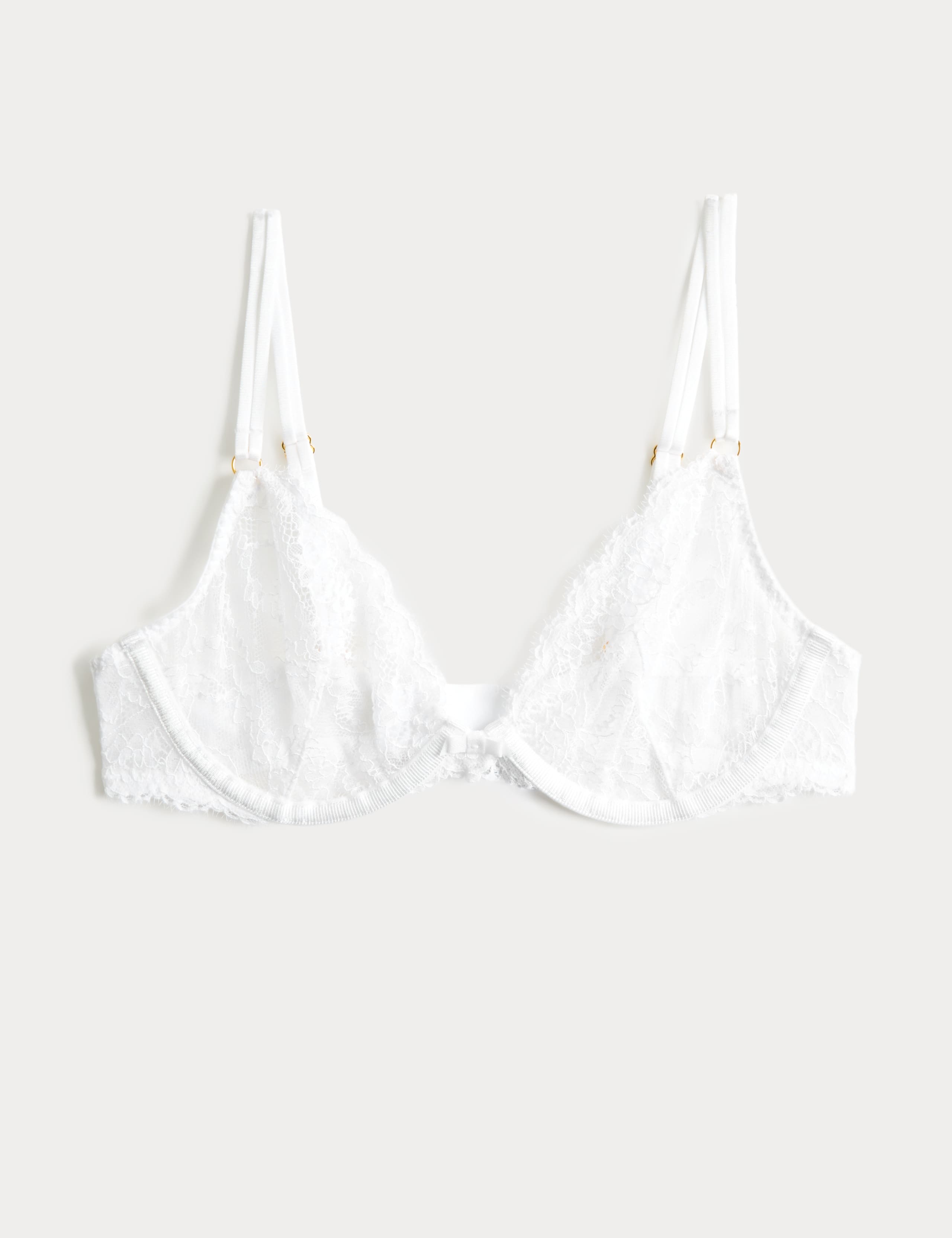 Ida Lace Wired Plunge Bra Set A-E 1 of 6