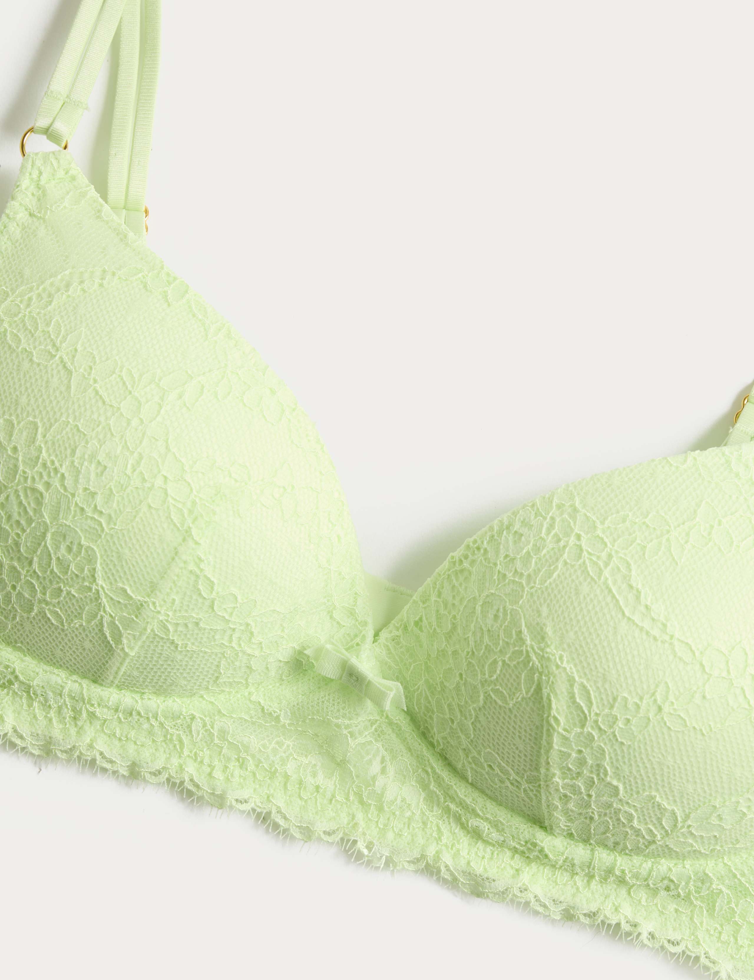 Ida Lace Non Wired Plunge Bra Set A-E 4 of 6