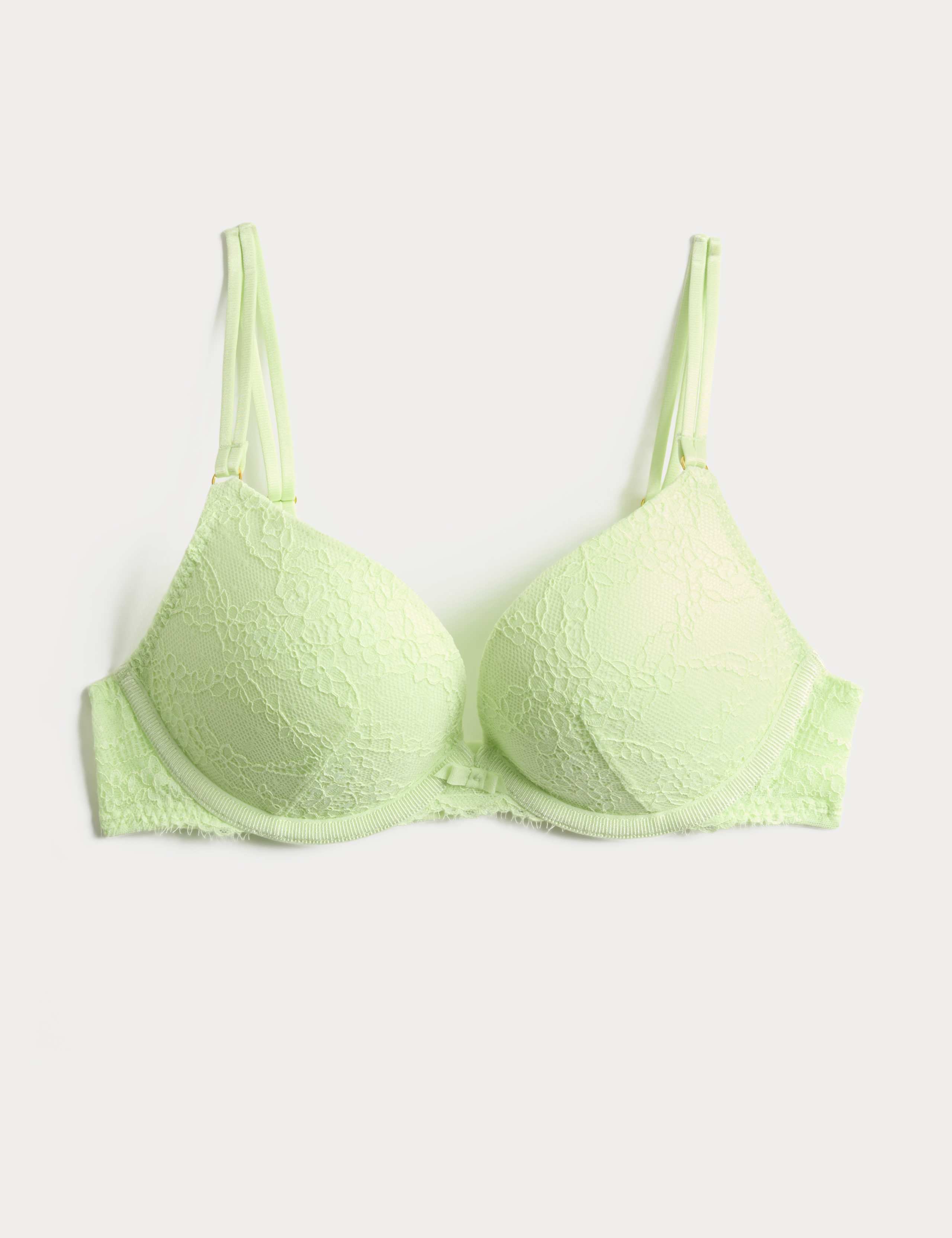 Ida Lace Wired Push-Up Plunge Bra Set A-E 1 of 6