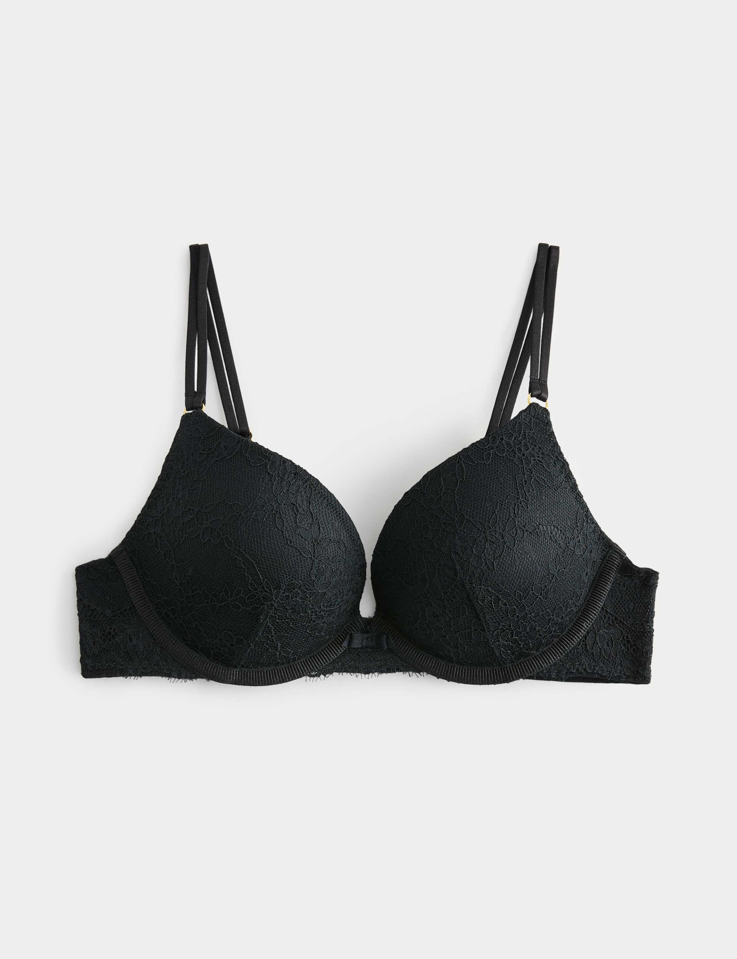 Ida Lace Wired Push-Up Plunge Bra Set A-E 1 of 6