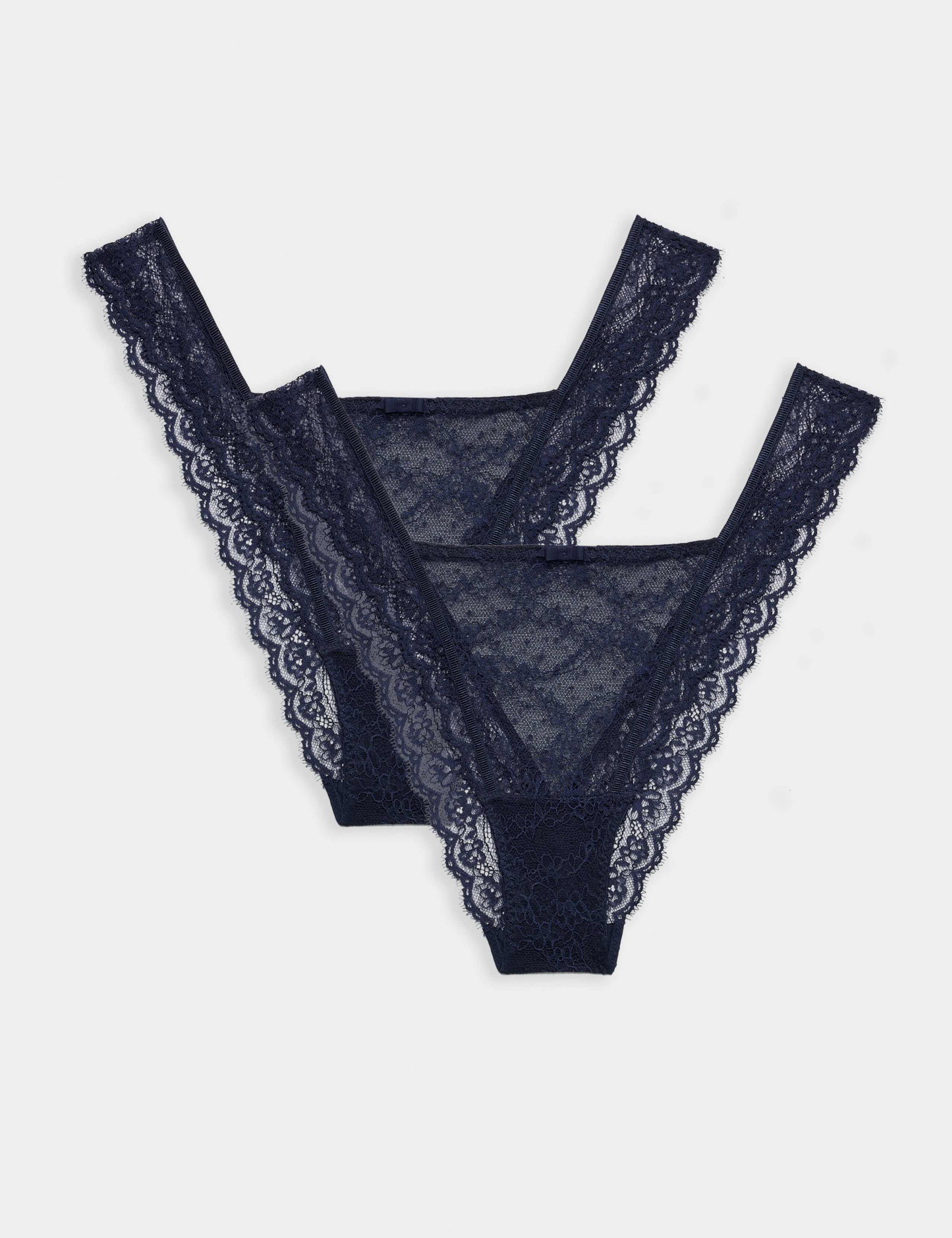 2 Pack Ida Lace Miami Knickers