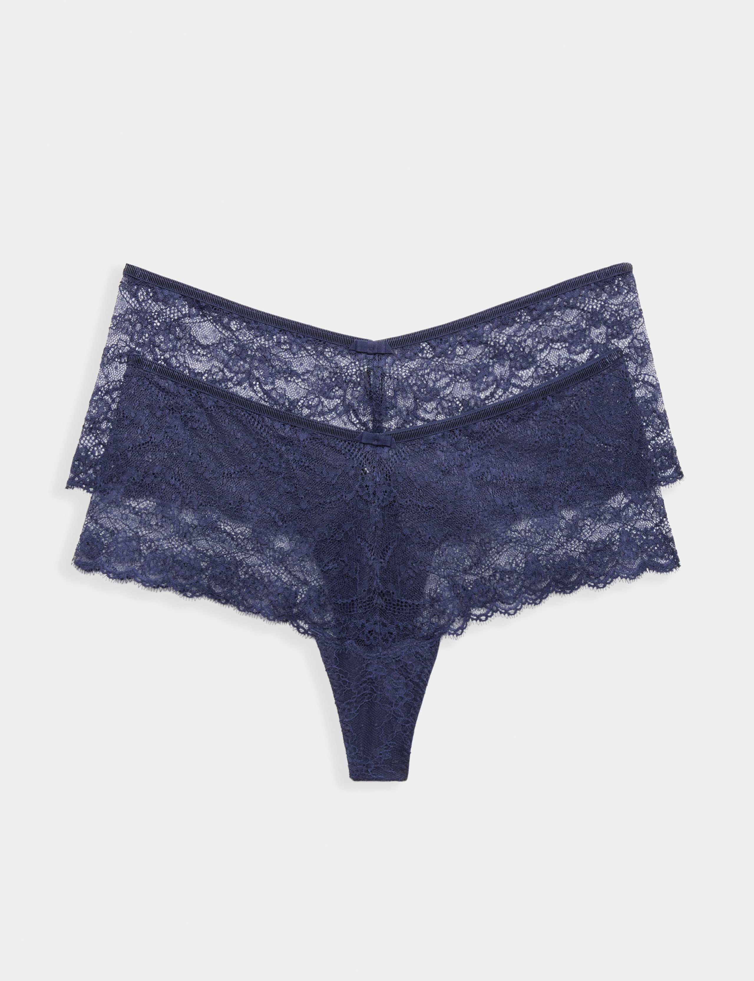 2 Pack Ida Lace High Rise Knicker Shorts