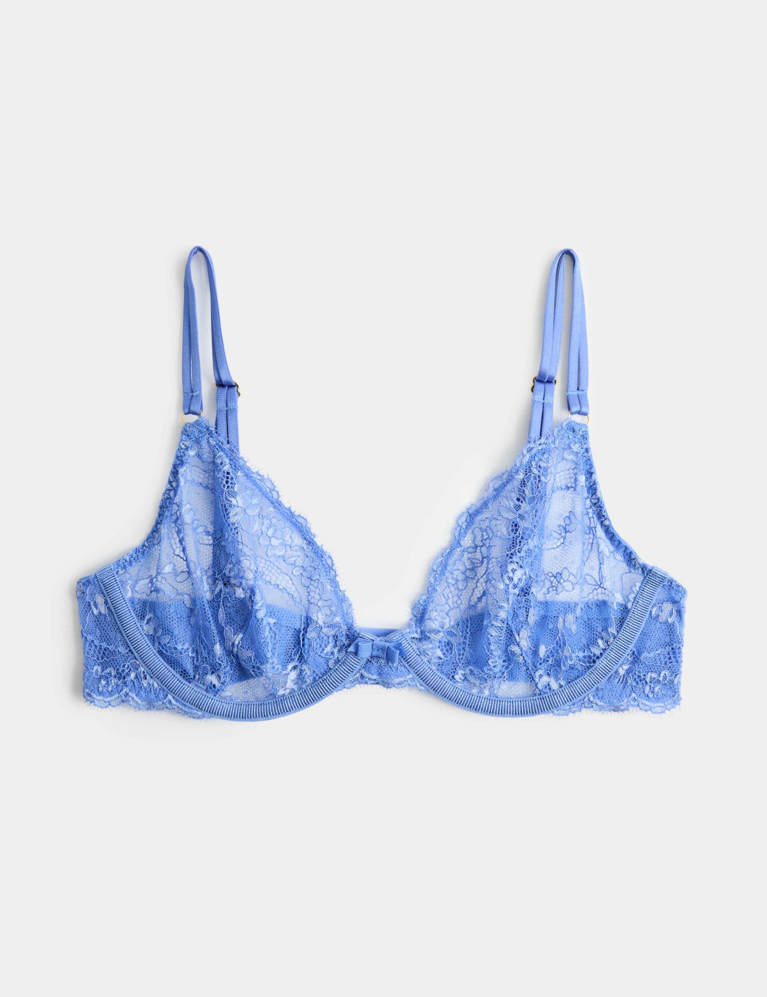 Ida Lace Wired Plunge Bra Set A-E 1 of 6