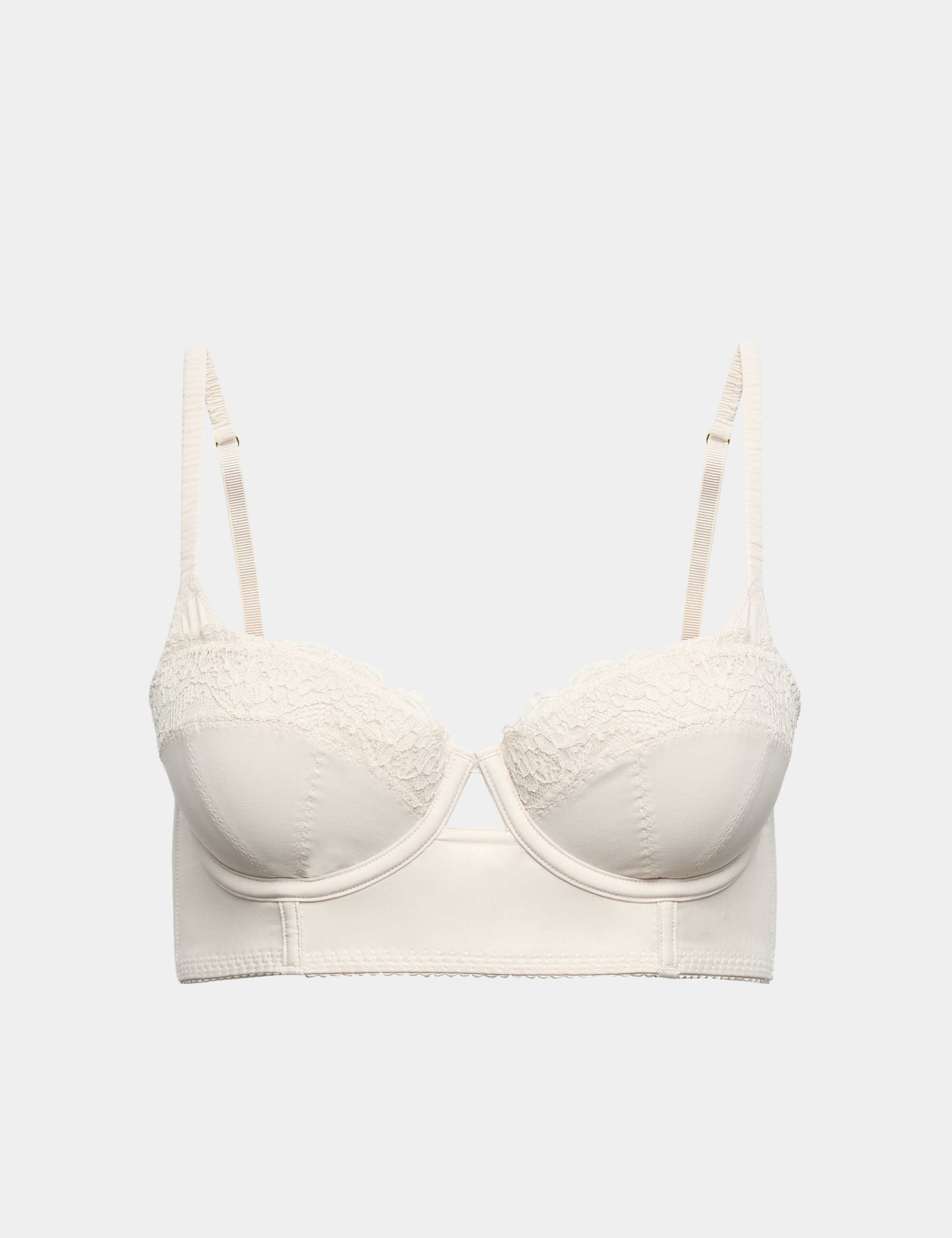 Clara Papertouch Wired Longline Balcony Bra Set A-E 1 of 6