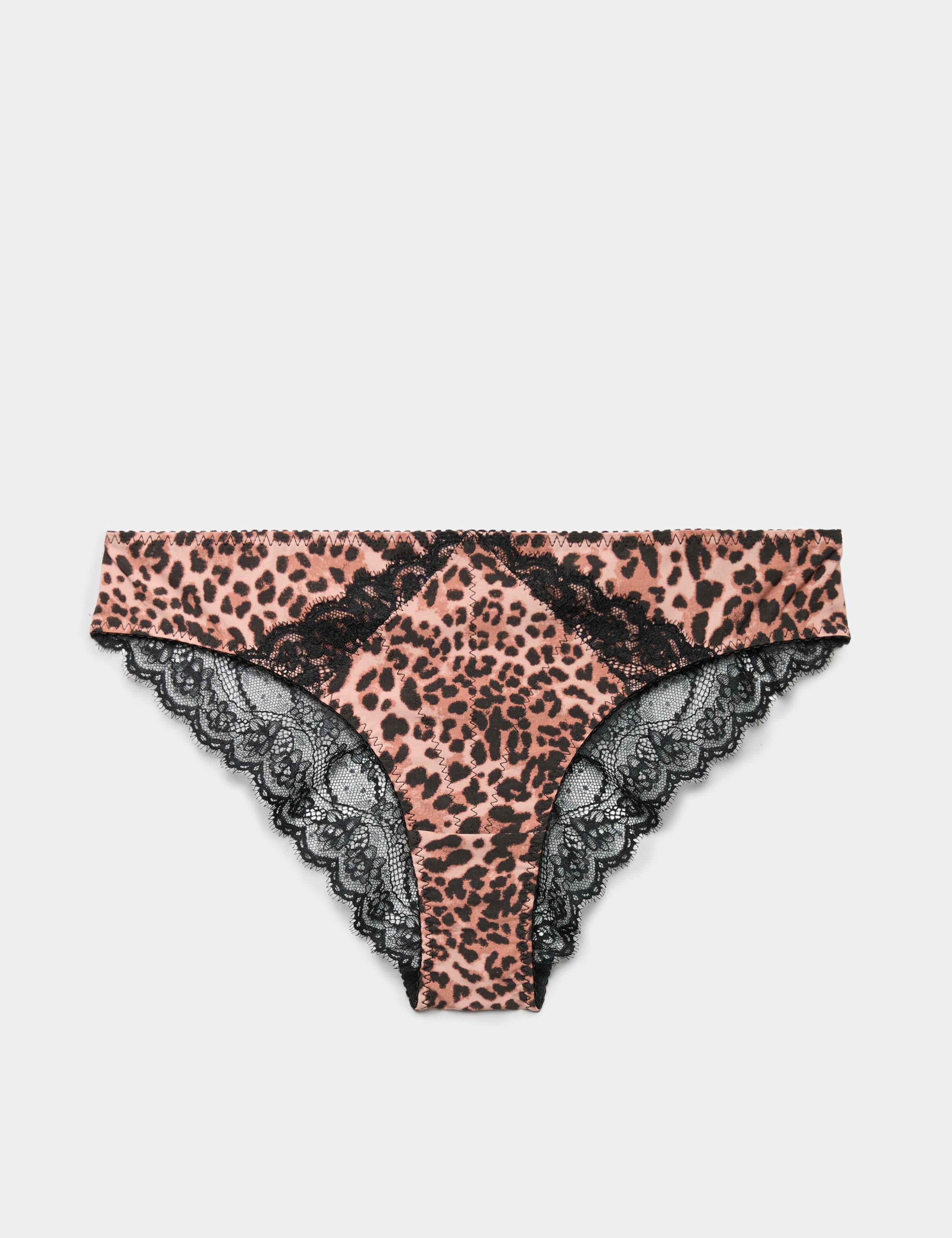 Clara Papertouch Leopard Longline Balcony Bra Set A-E 2 of 6