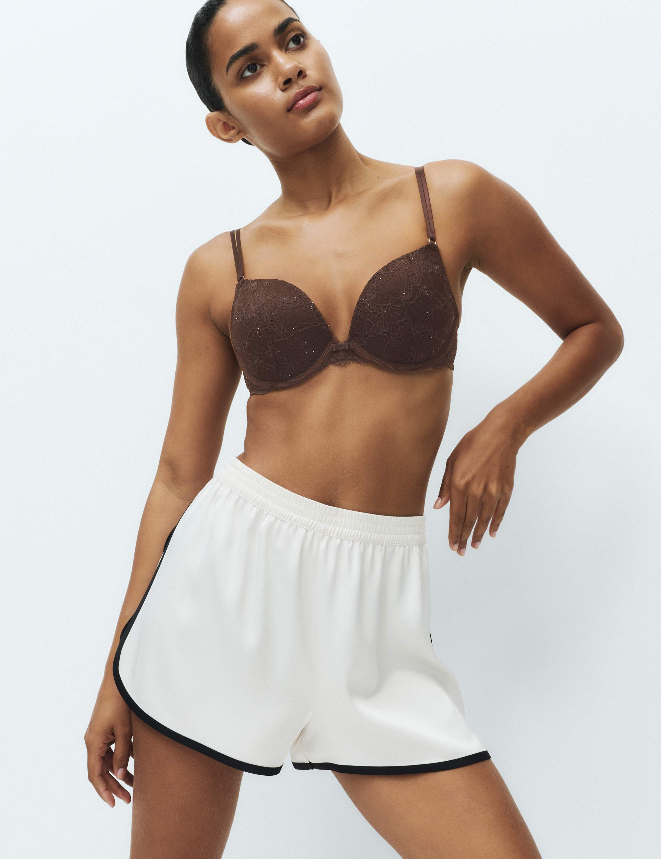 Ida Wired Push Up Plunge Bra A-E