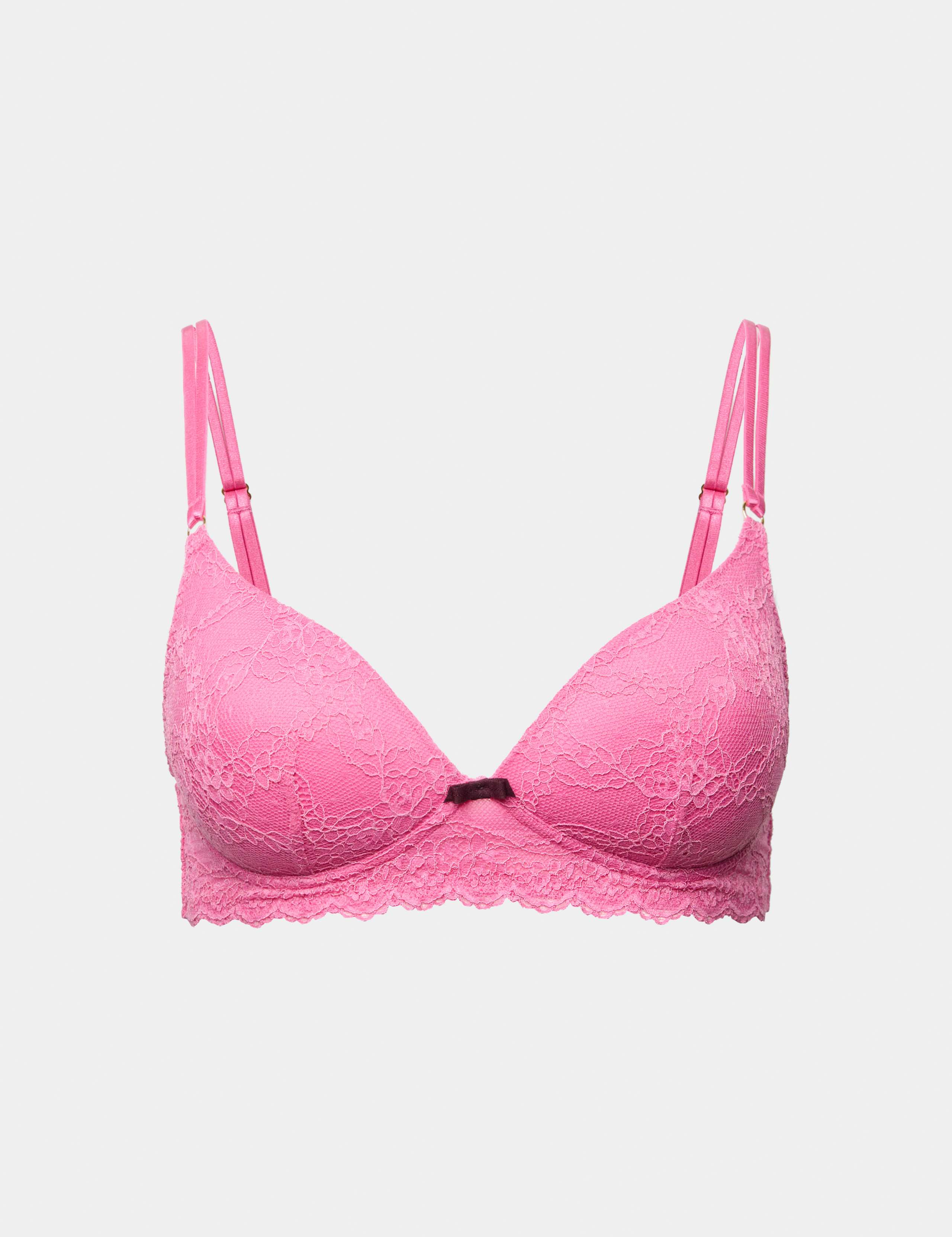 Ida Lace Padded Non Wired Plunge Bra Set A-E 1 of 6