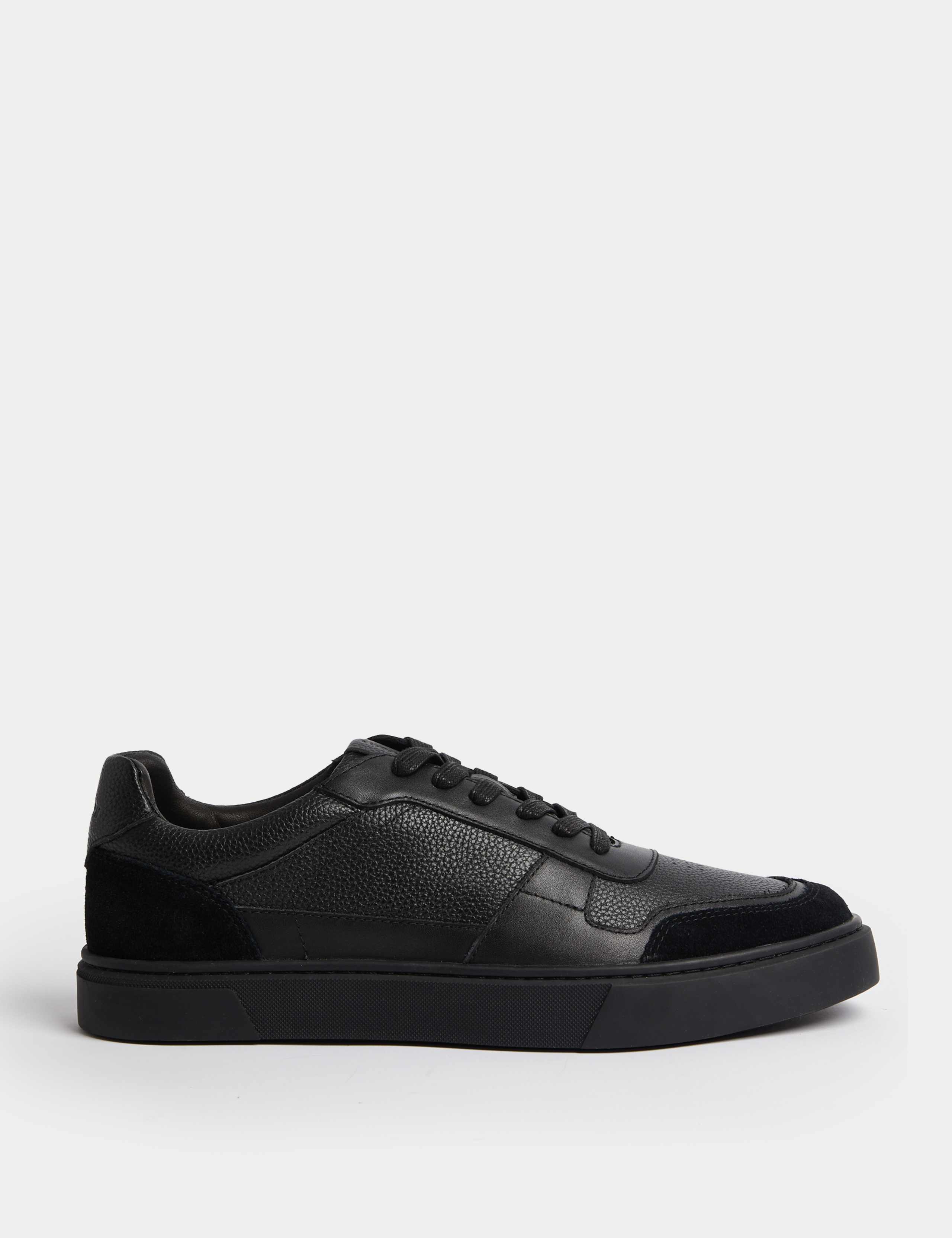 Leather Lace Up Trainers with Freshfeet™