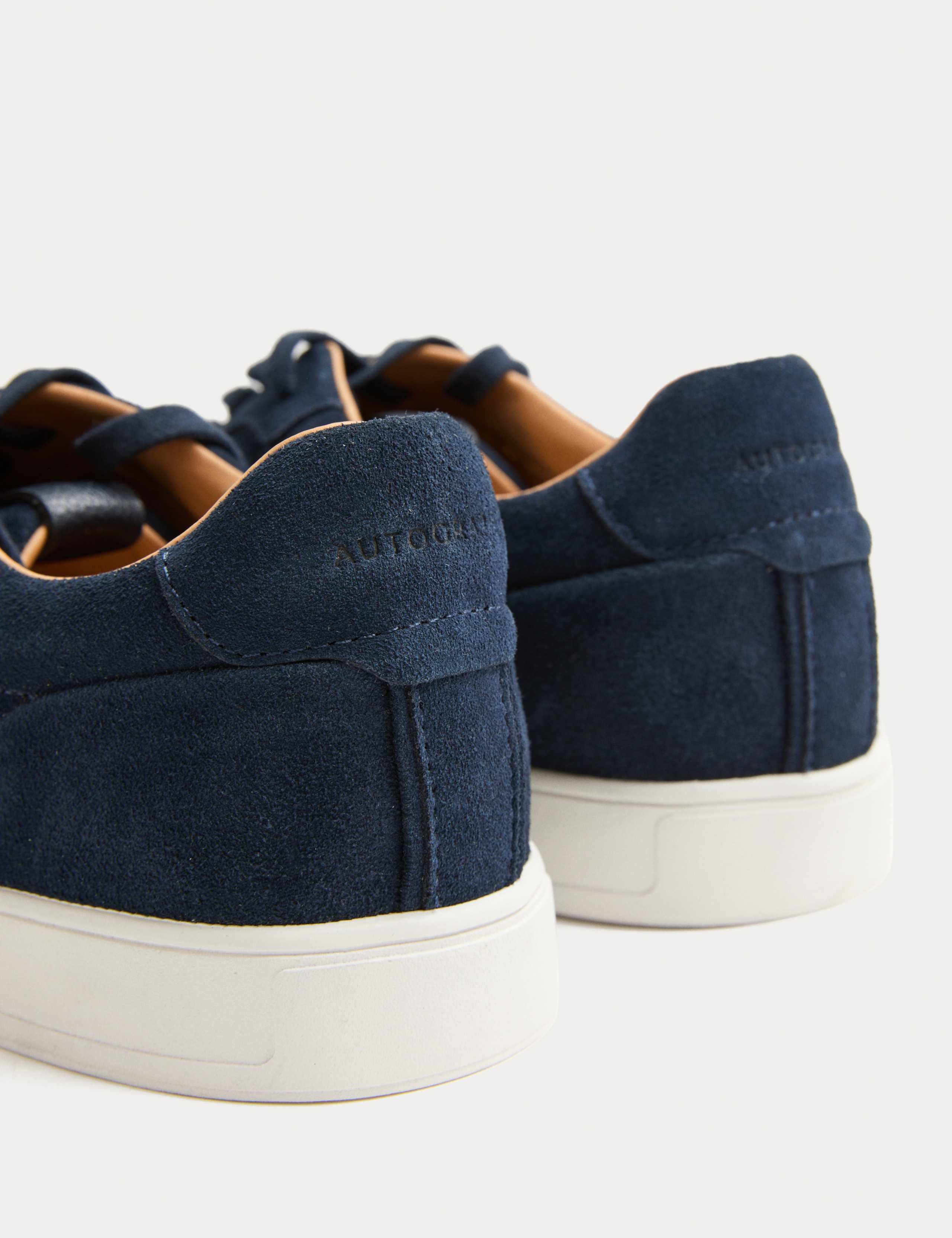 Leather Lace Up Trainers with Freshfeet™