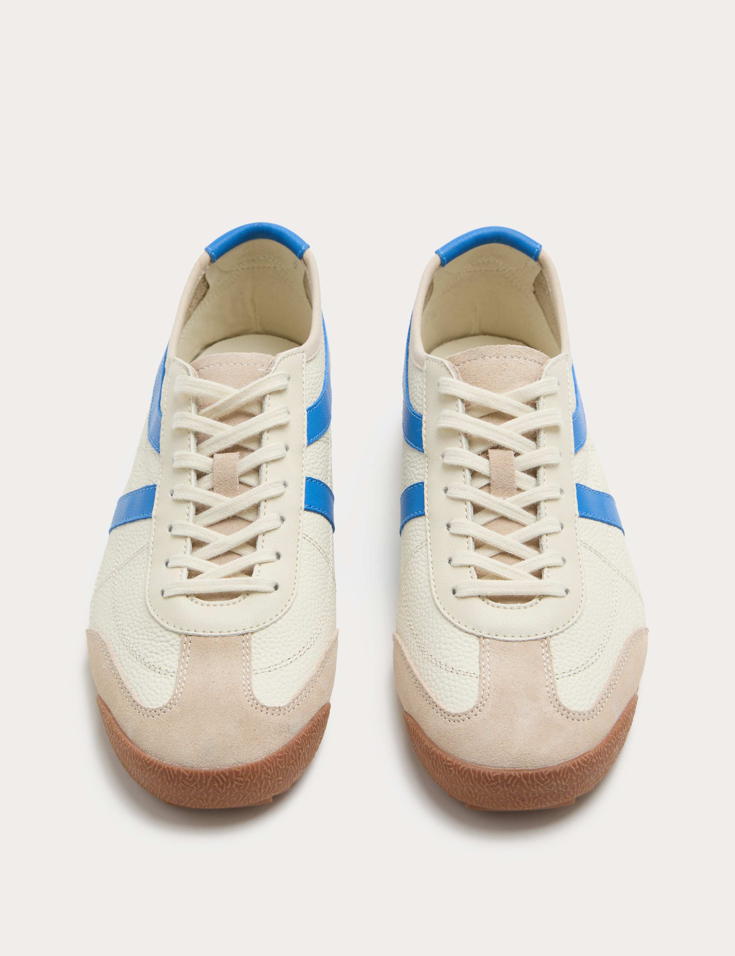 Slimline Leather Trainers