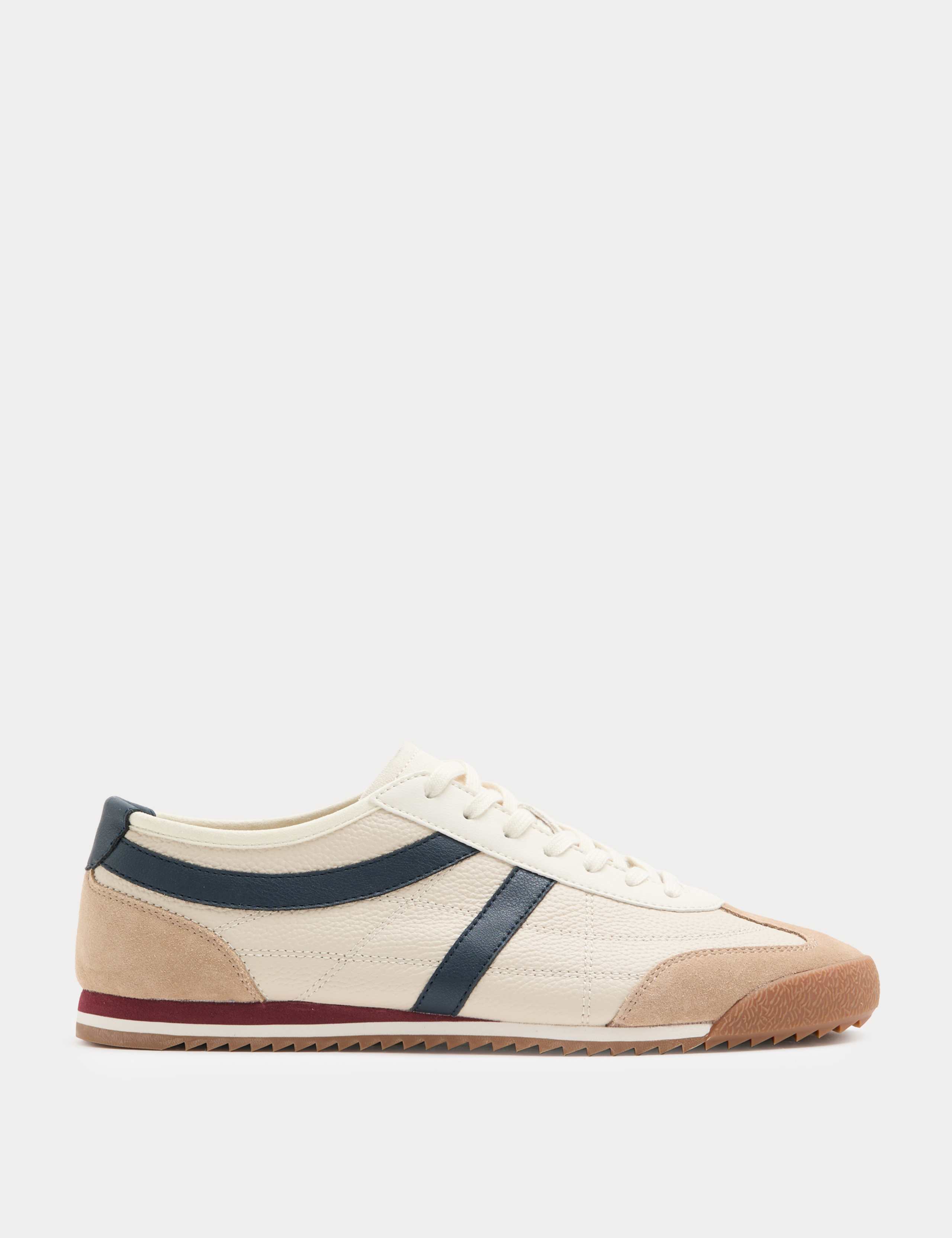 Slimline Leather Trainers