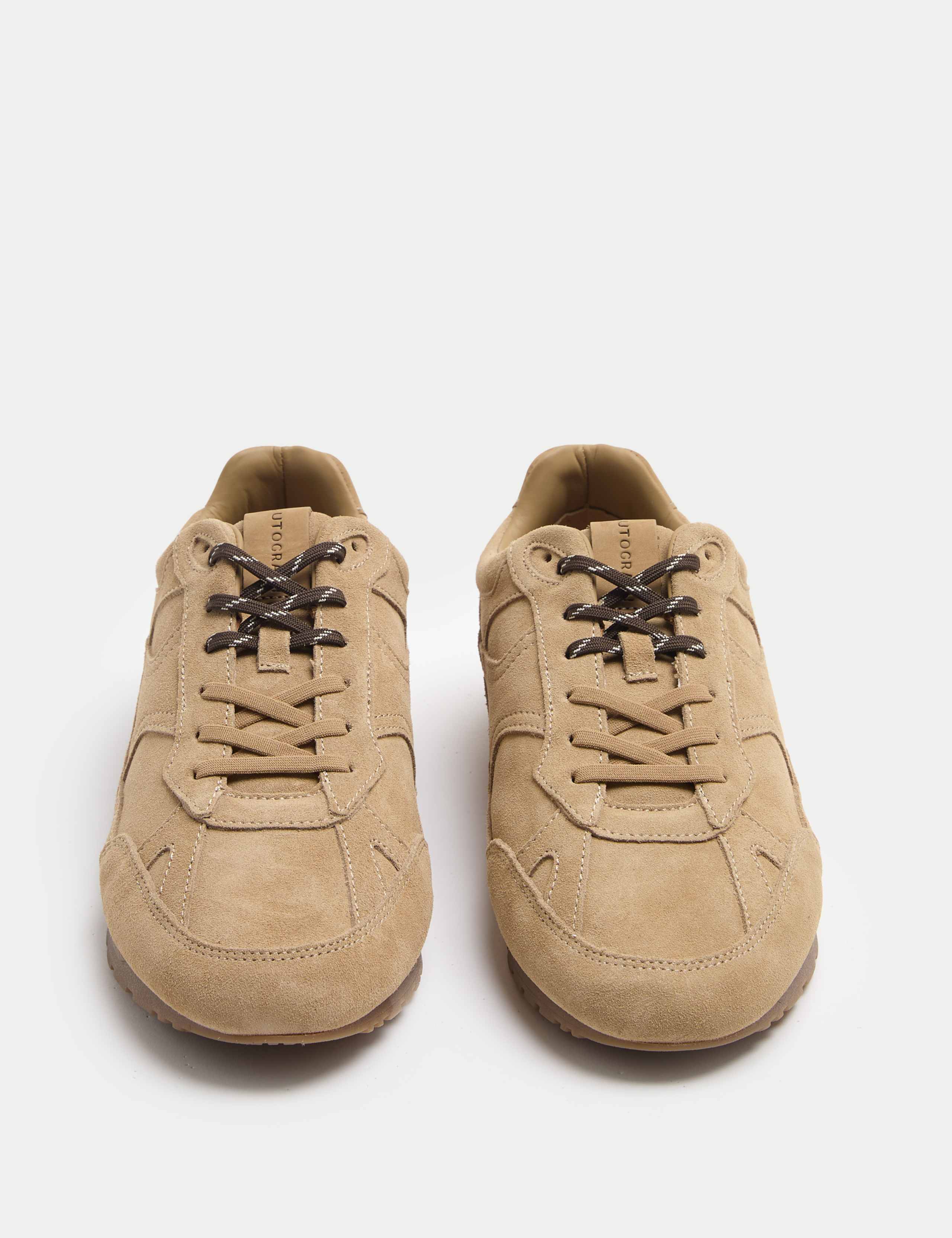Suede Lace Up Trainers
