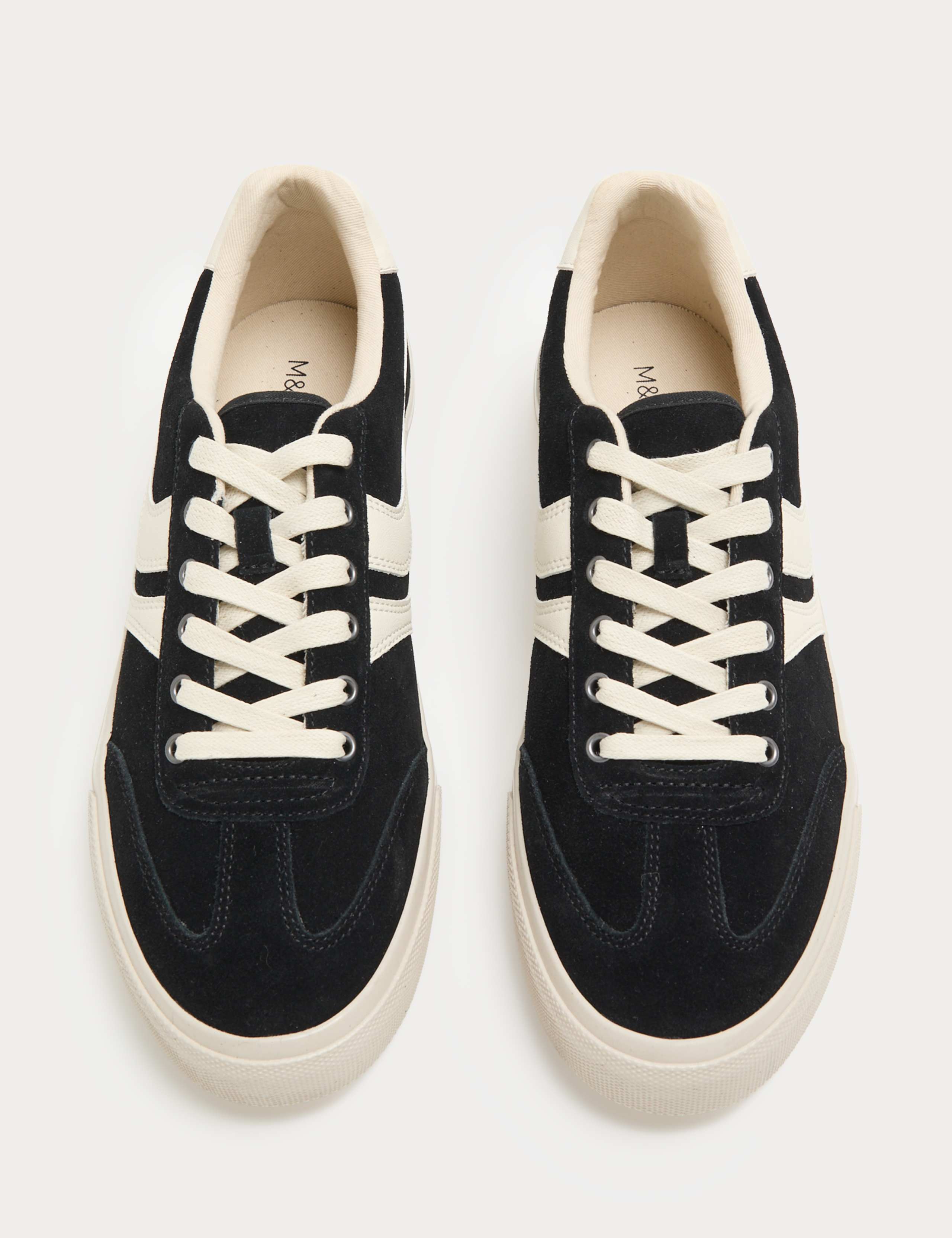 Suede Lace Up Trainers