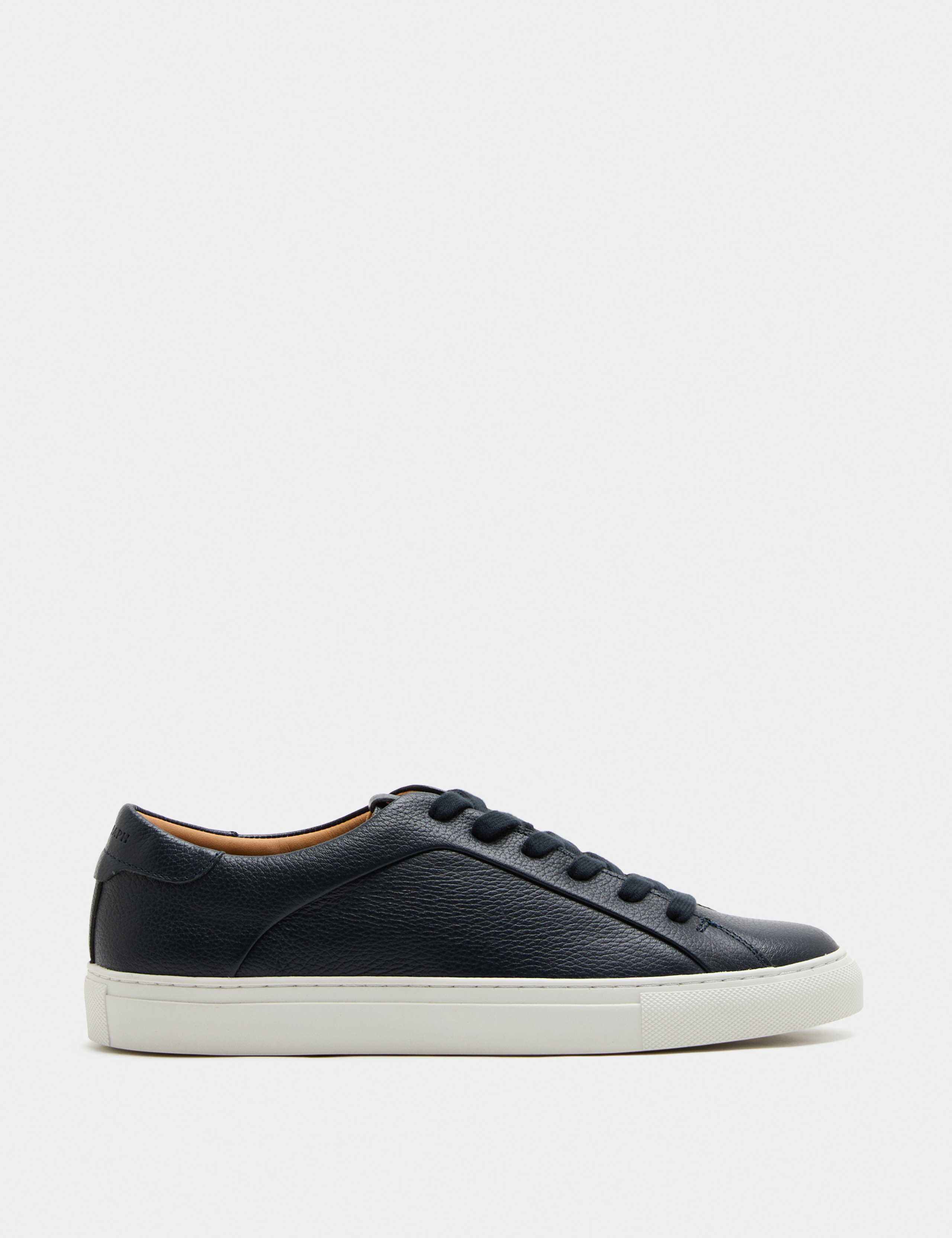 Leather Cupsole Trainers with Freshfeet™