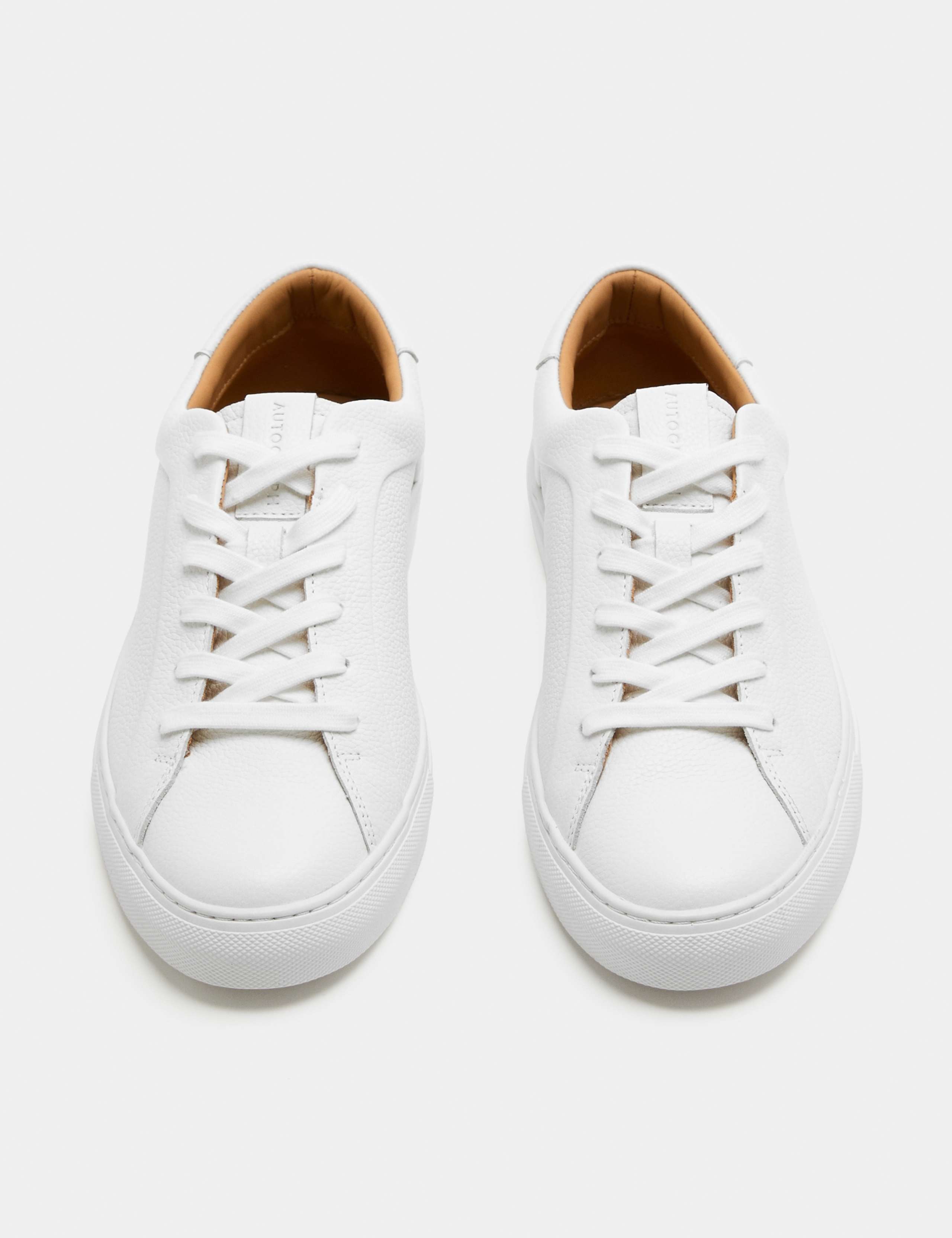 Leather Cupsole Trainers with Freshfeet™