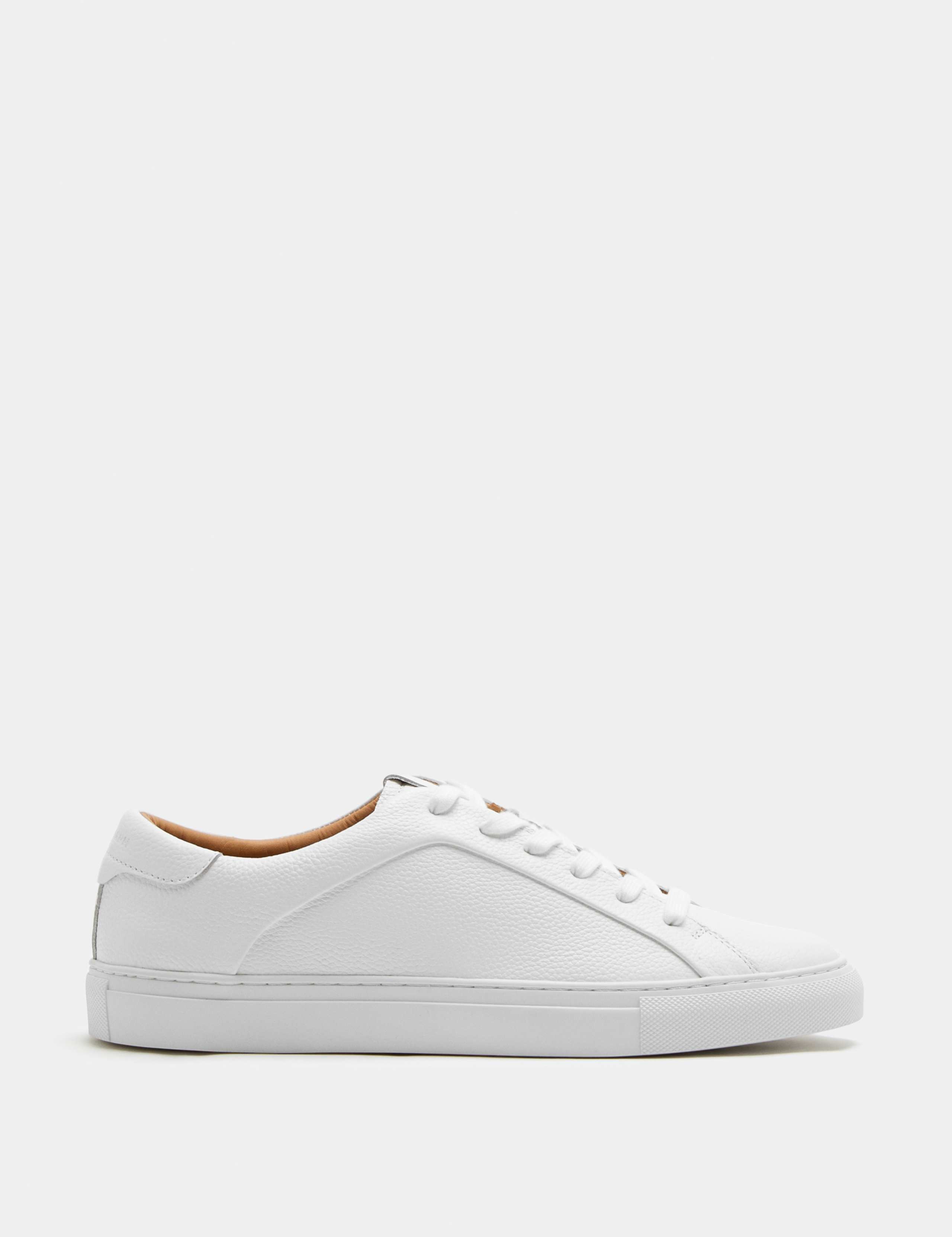 Leather Cupsole Trainers with Freshfeet™