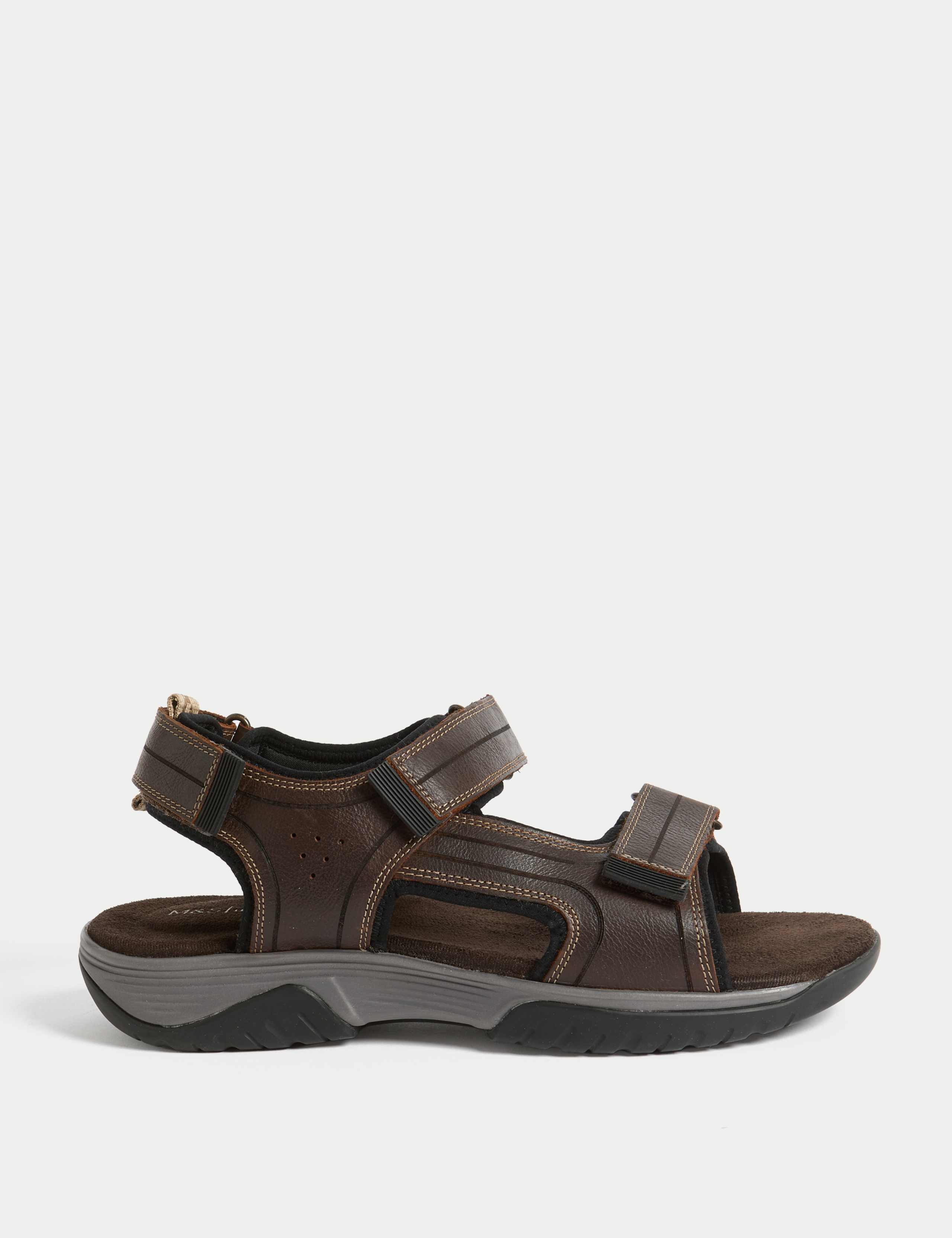 Leather Riptape Sandals