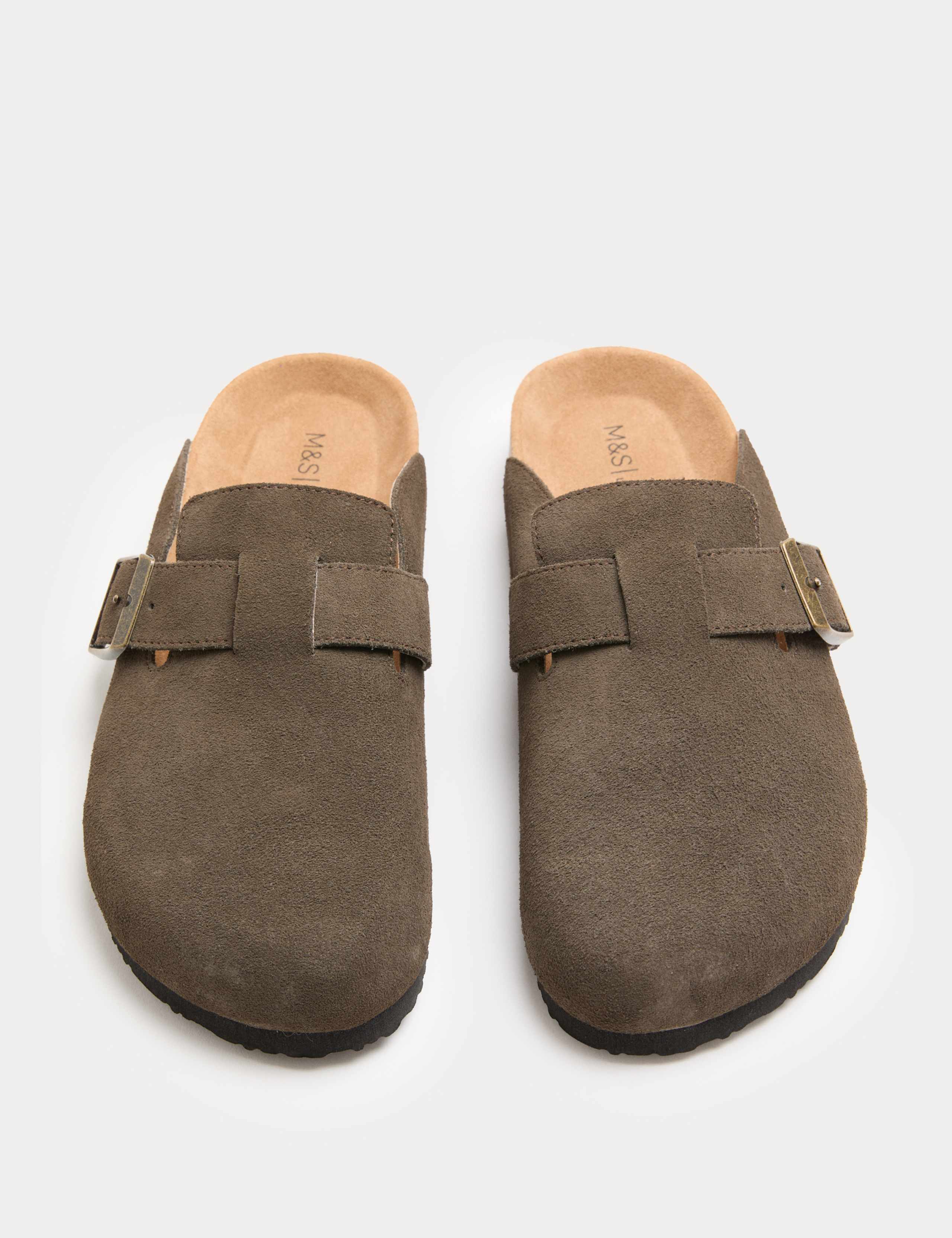 Suede Corkbed Mule