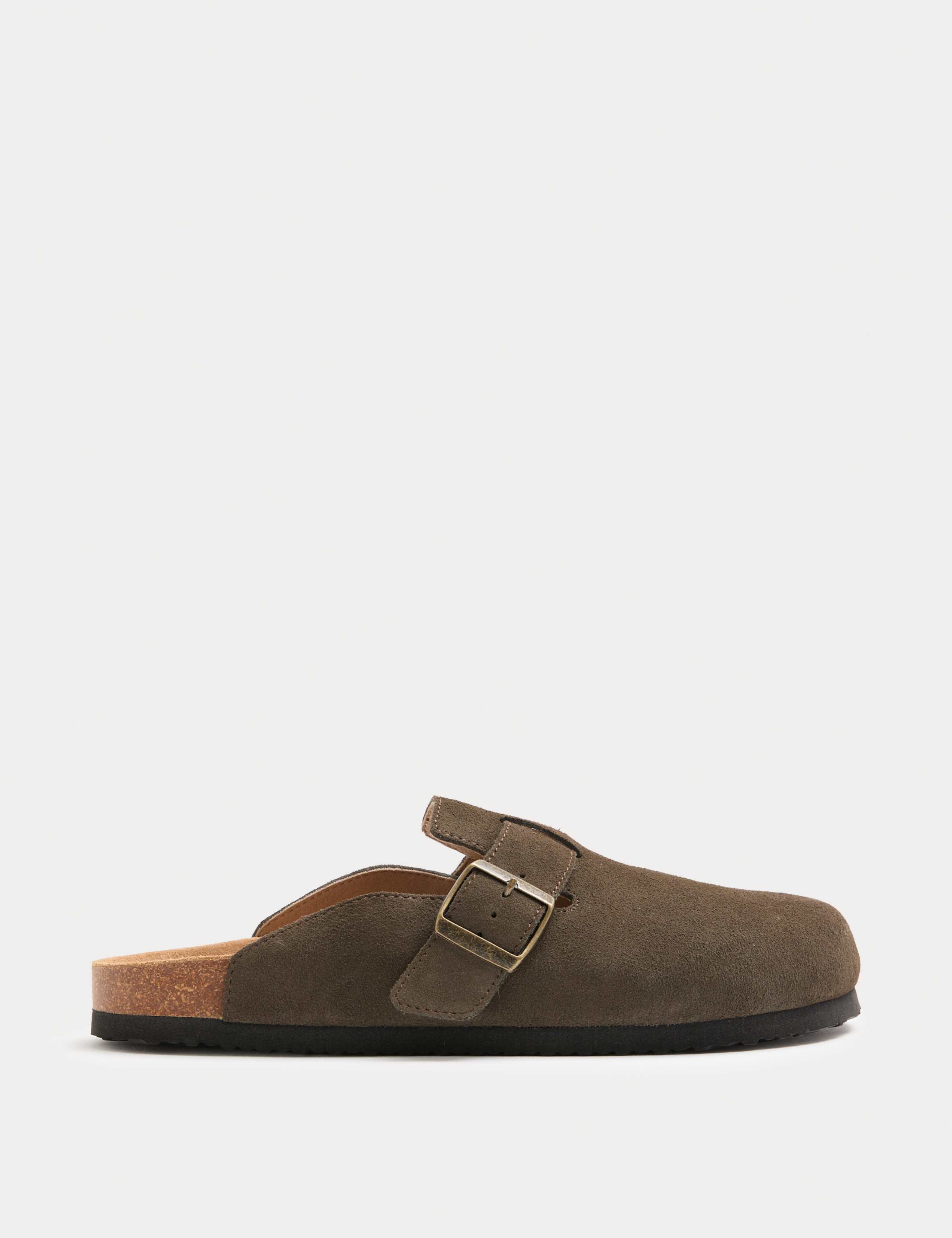 Suede Corkbed Mule