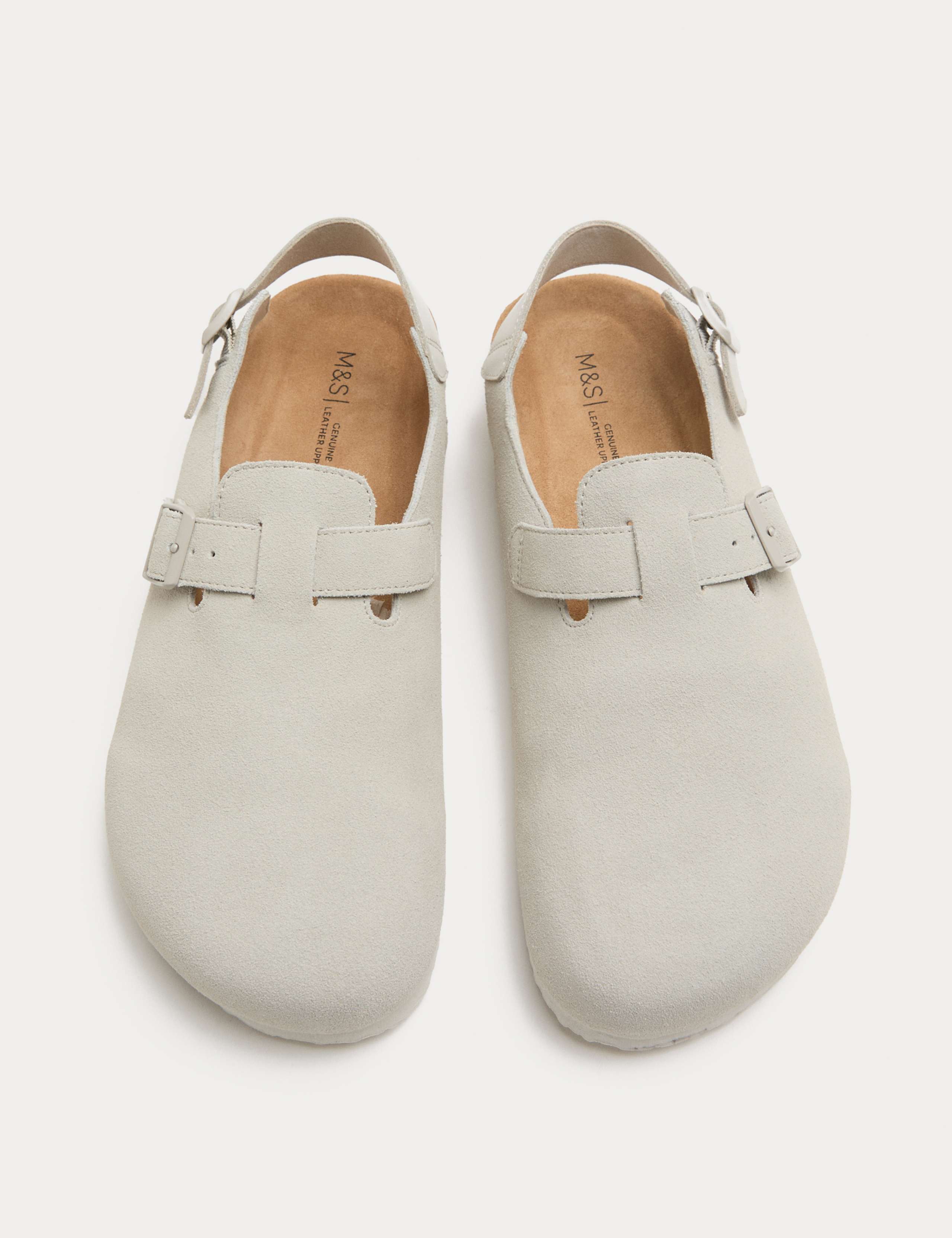 Suede Backstrap Mules