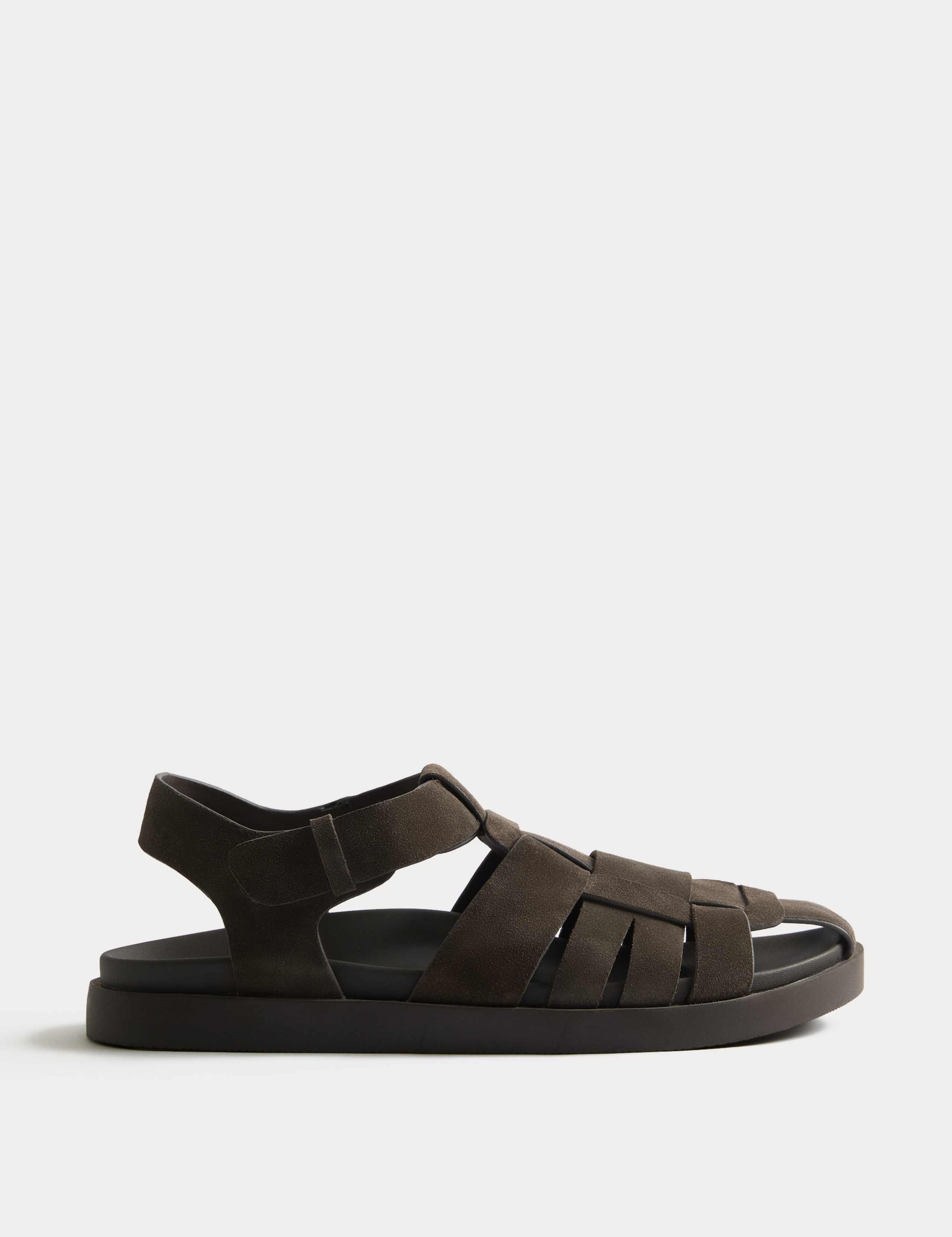 Suede Fisherman Sandals