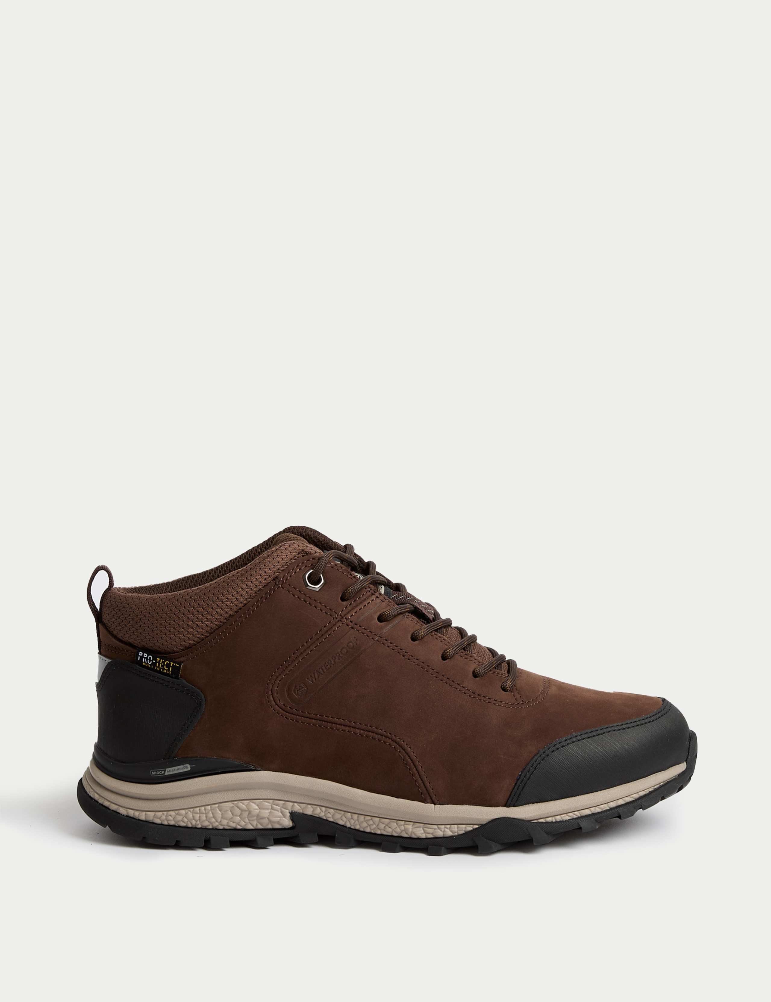 Leather Waterproof Chukka Walking Boots