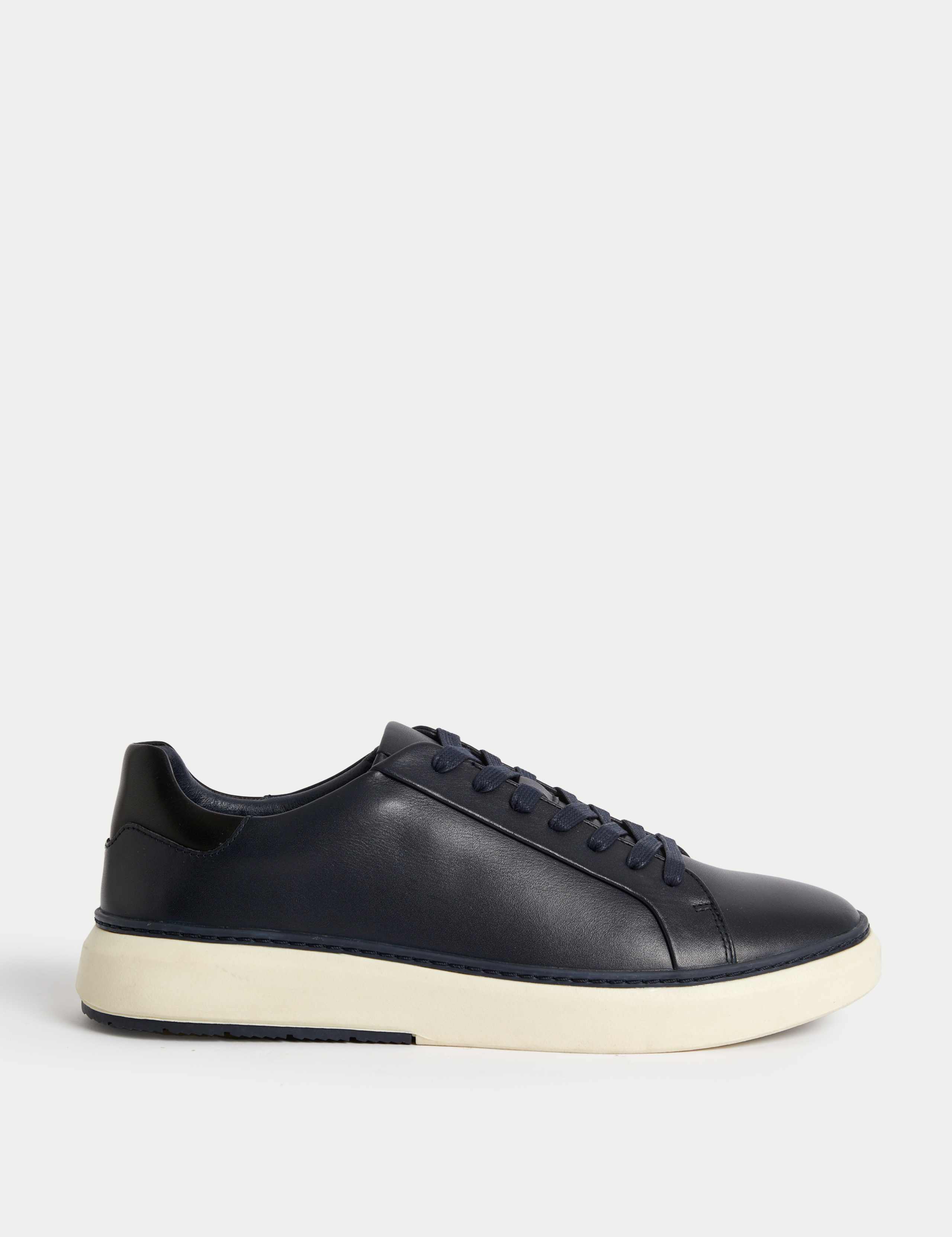 Airflex™ Leather Lace Up Trainers