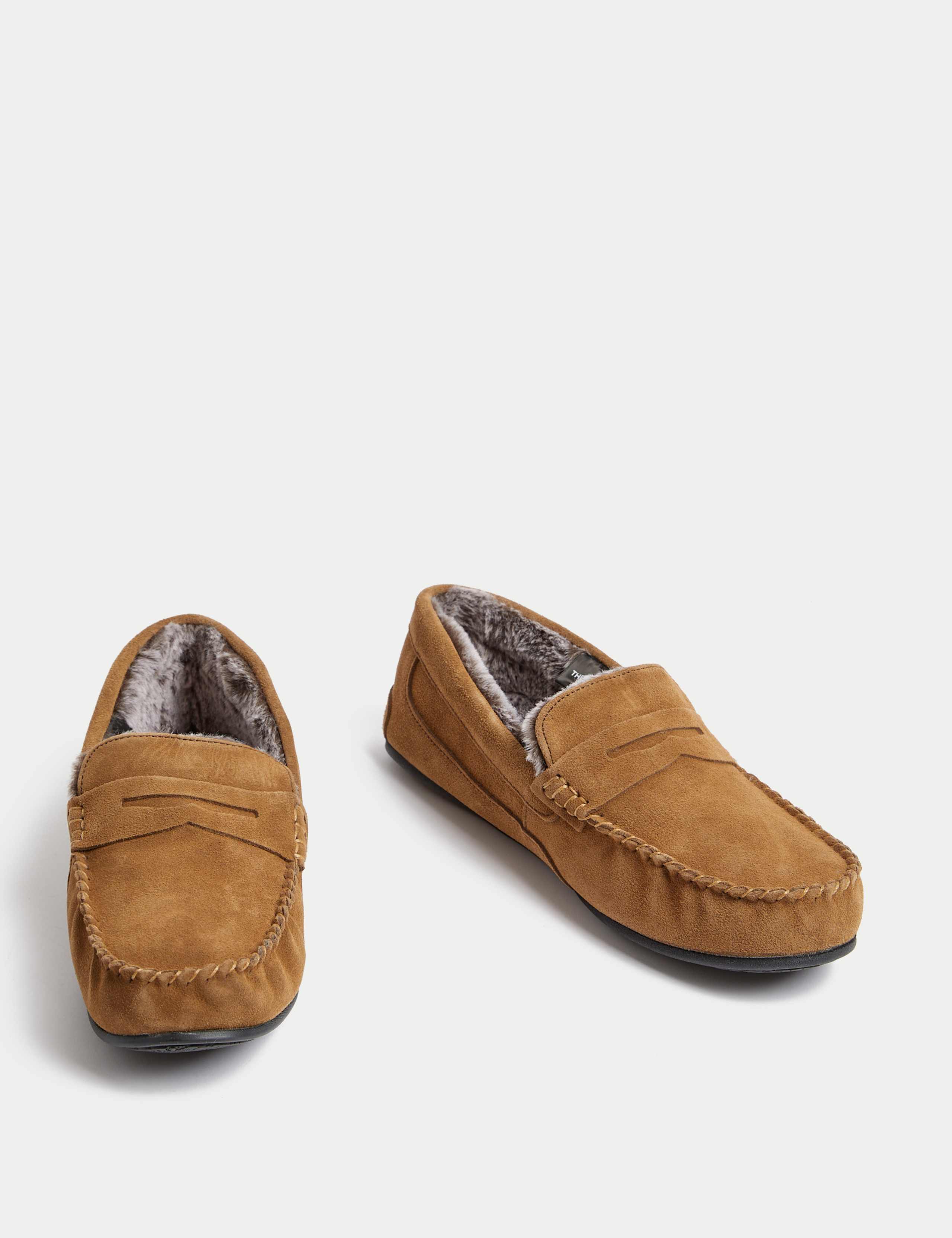 Suede Slippers with Freshfeet™