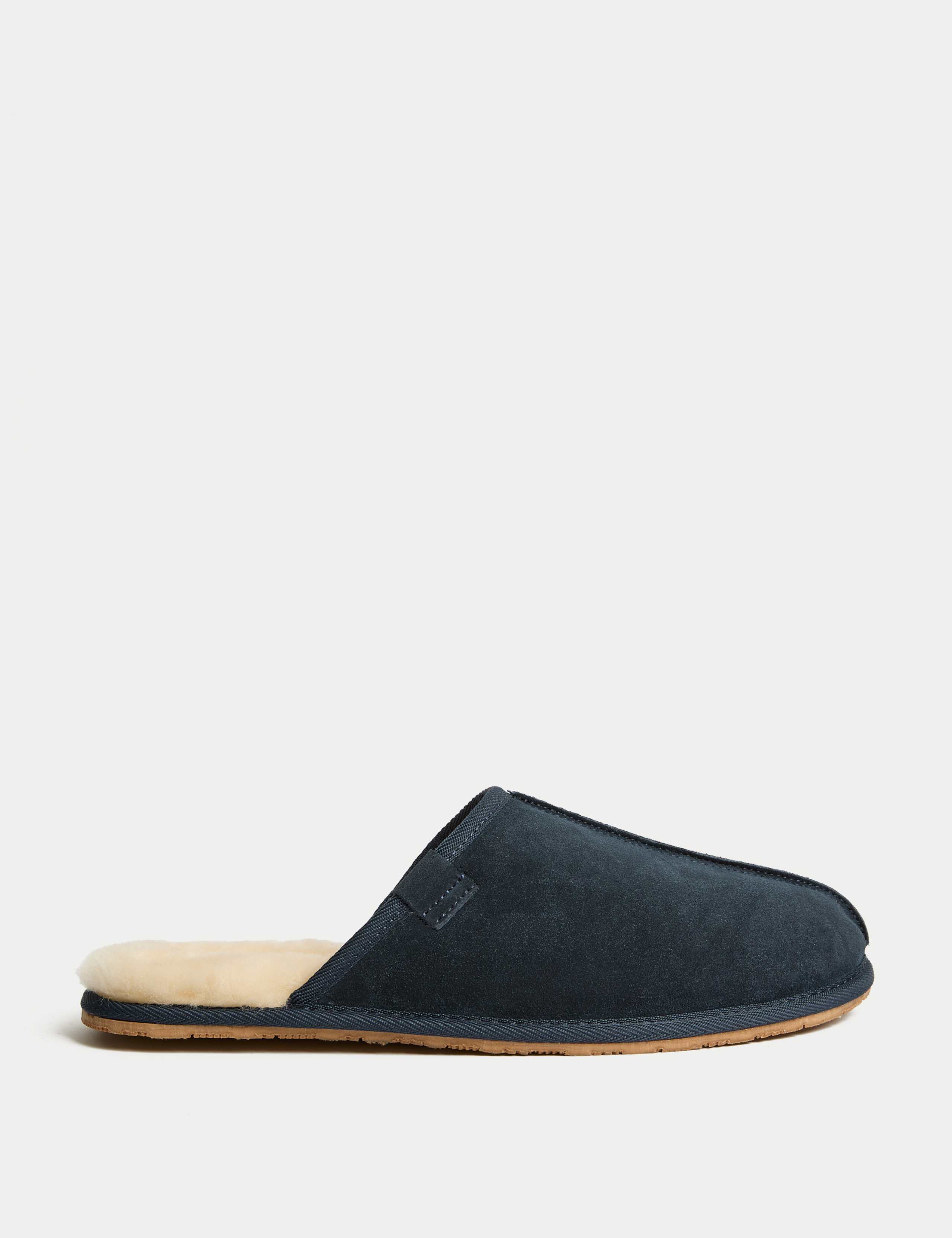 Suede Mule Slippers with Freshfeet™