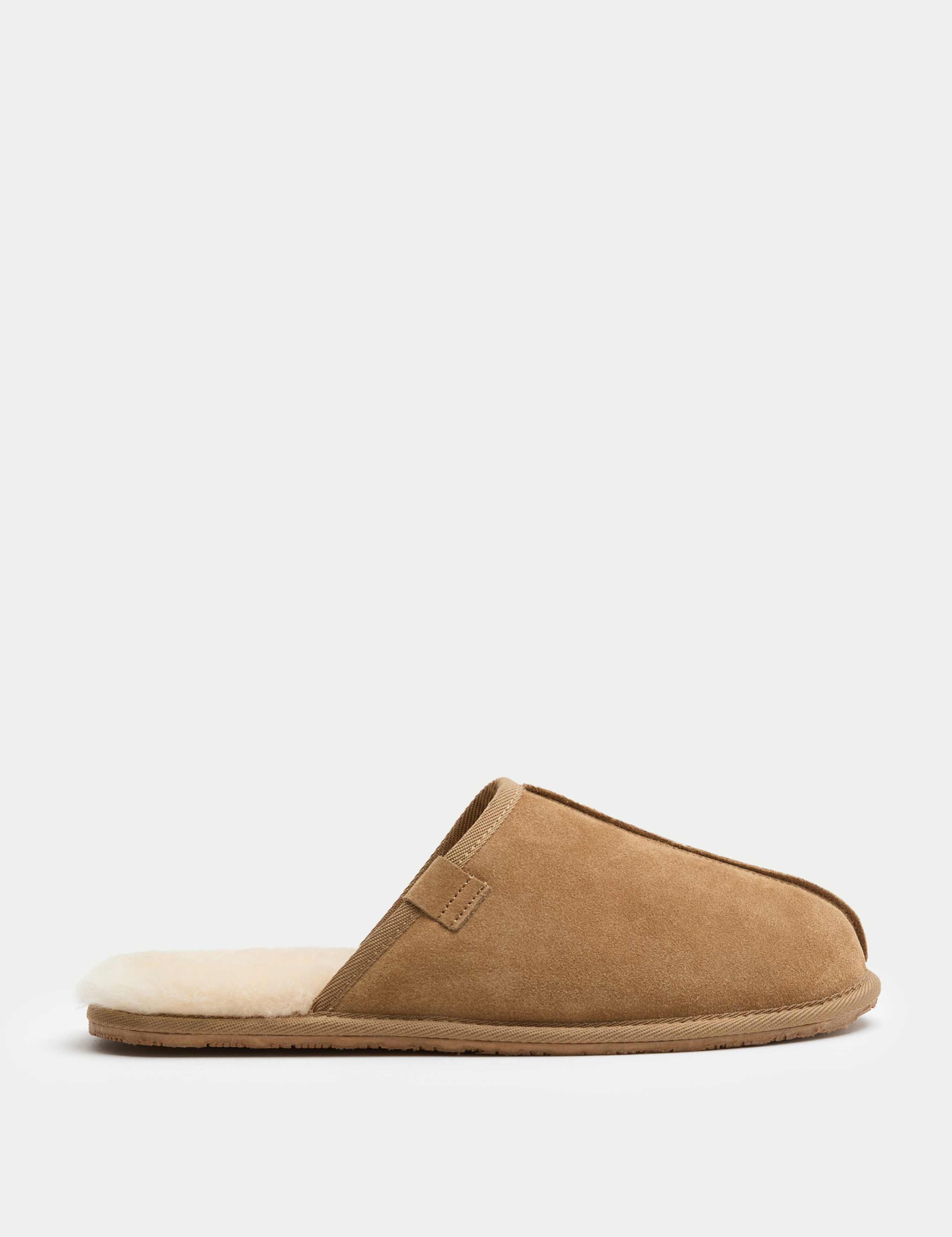Suede Mule Slippers with Freshfeet™