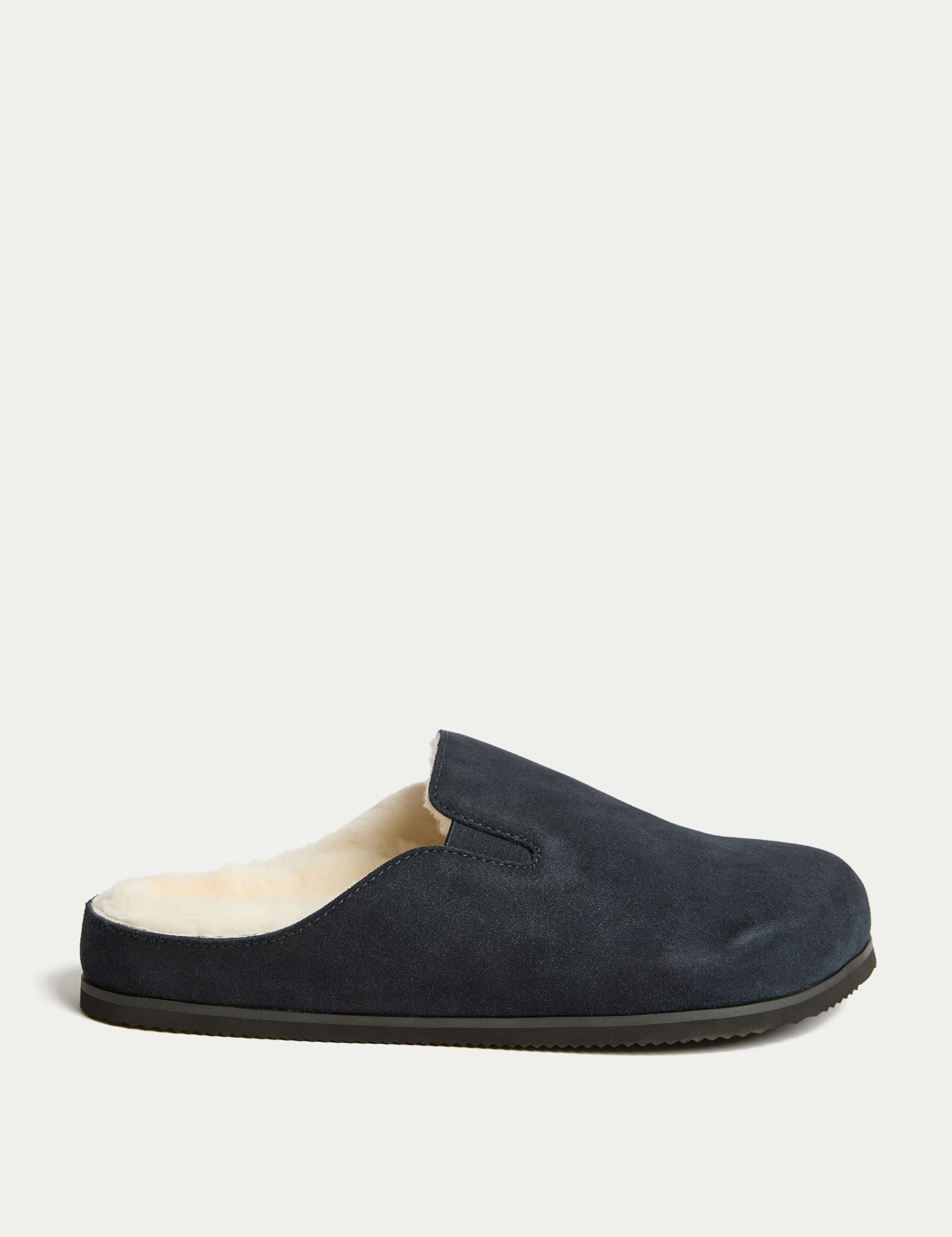 Suede Shearling Mule Slippers with Freshfeet™