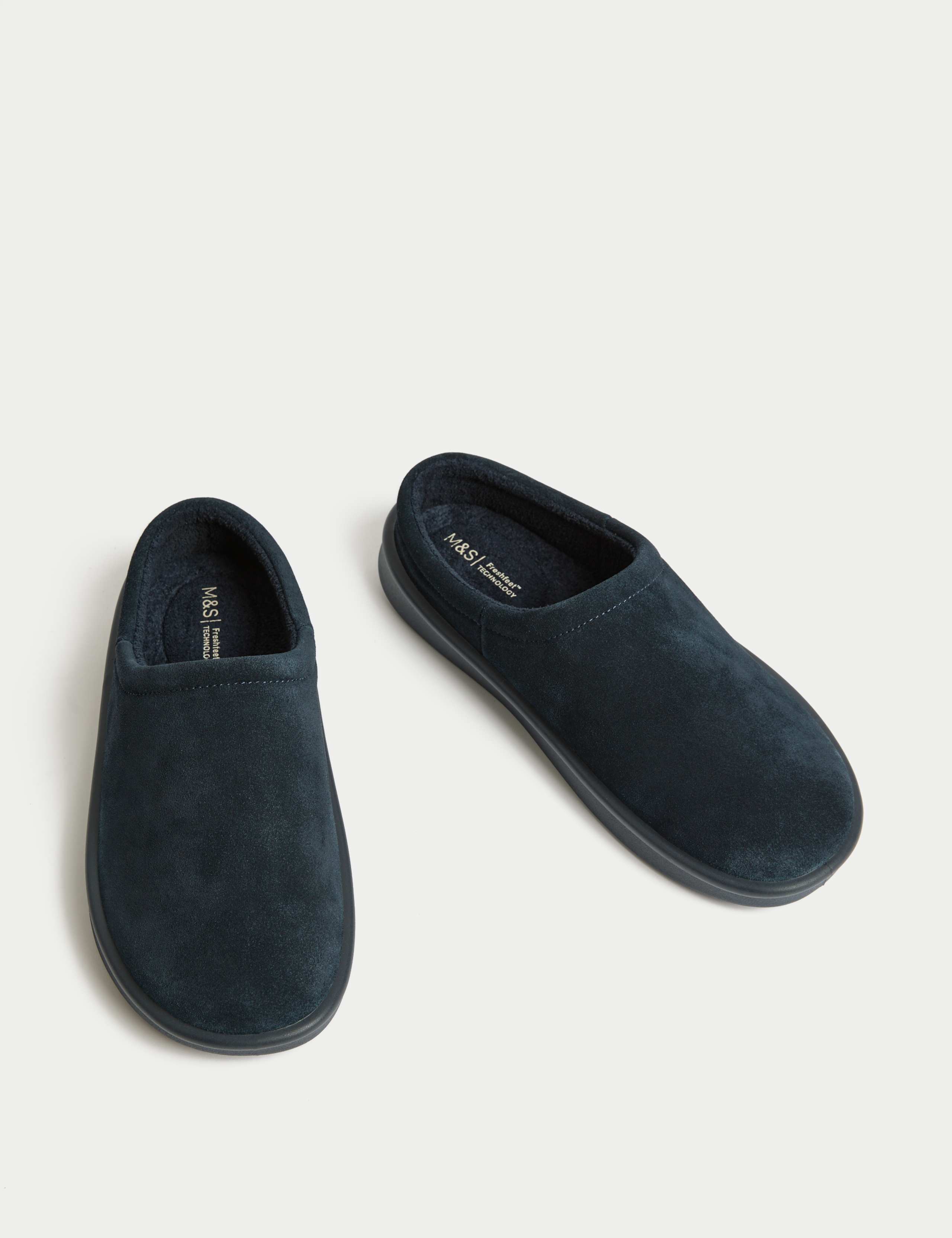Suede Mule Slippers