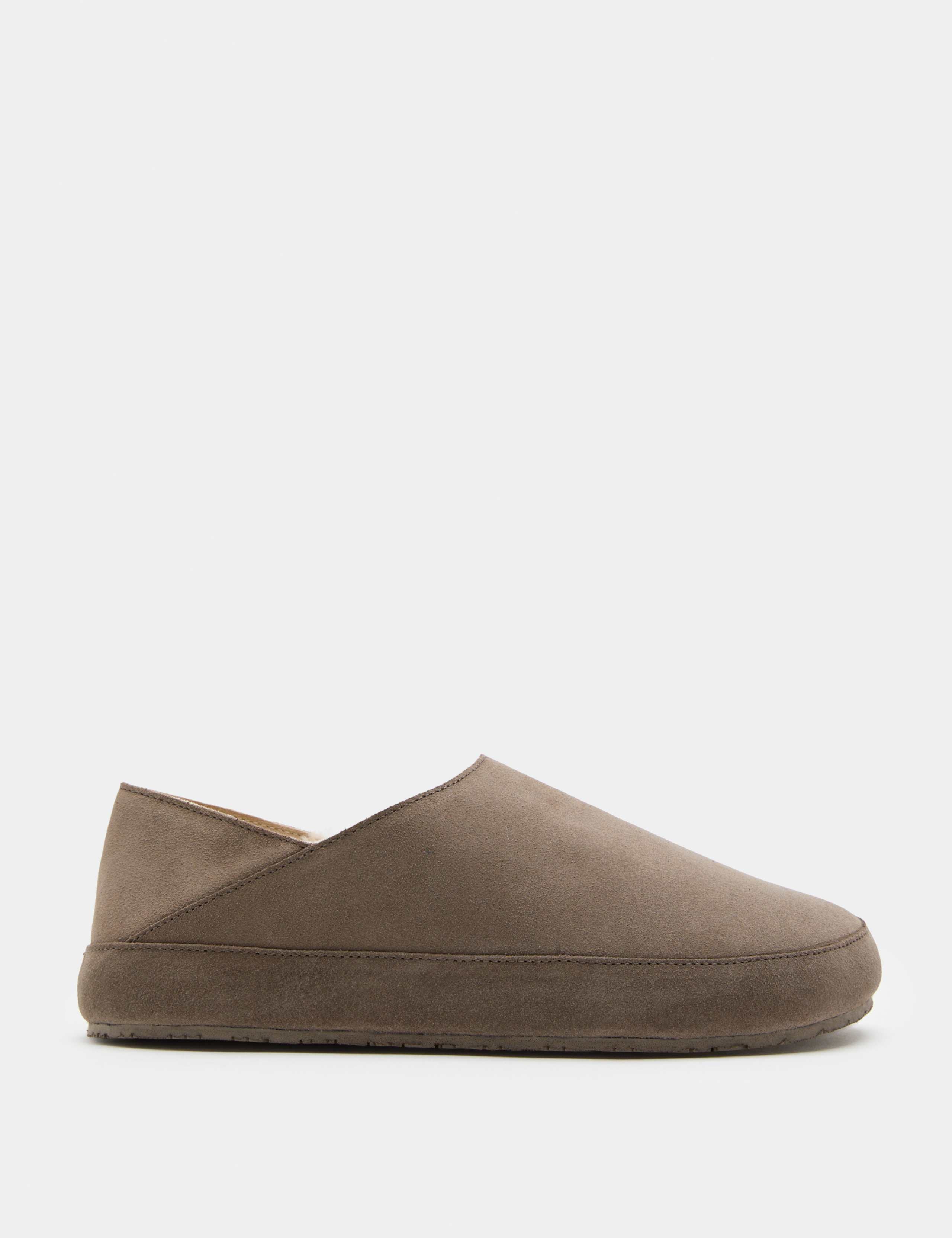 Suede Mule Slippers with Freshfeet™