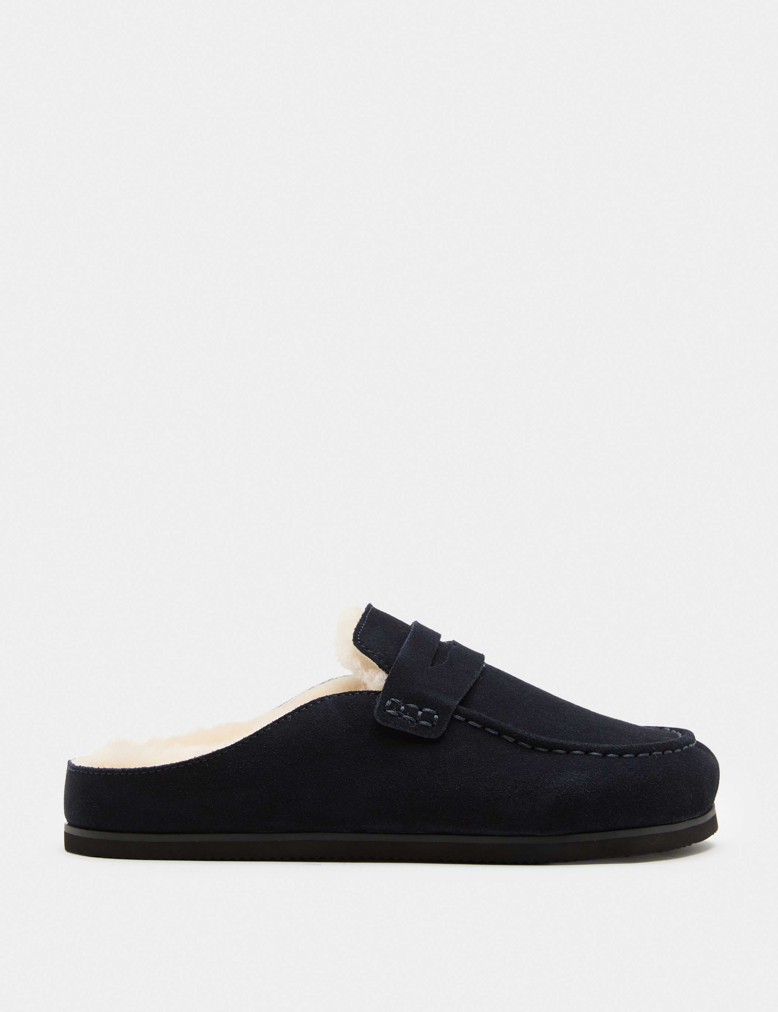 Suede Mule Slippers with Freshfeet™