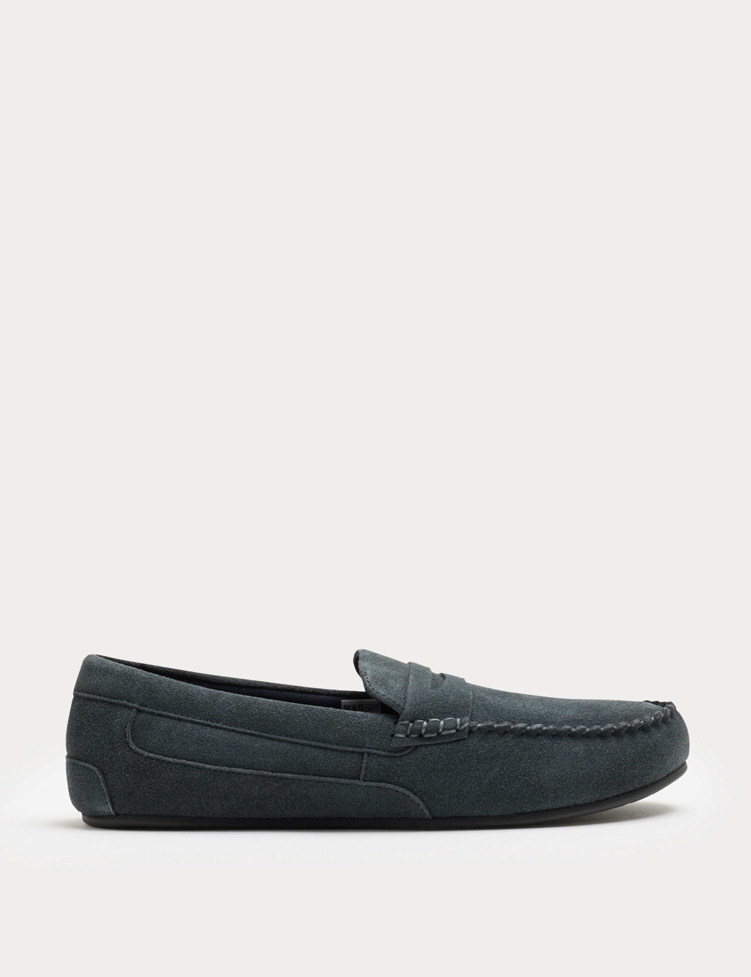 Suede Moccasin Slippers with Freshfeet™