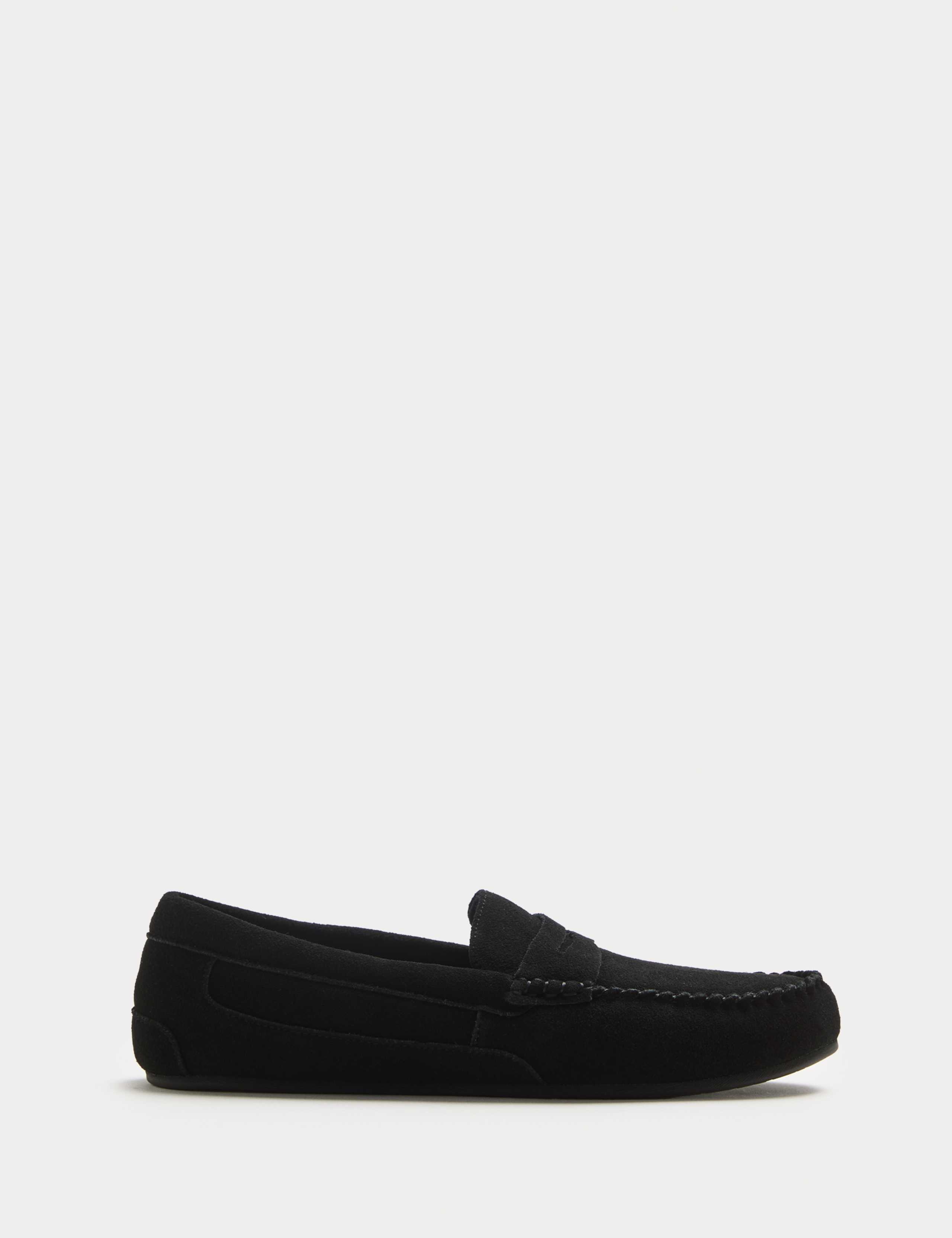 Suede Moccasin Slippers with Freshfeet™