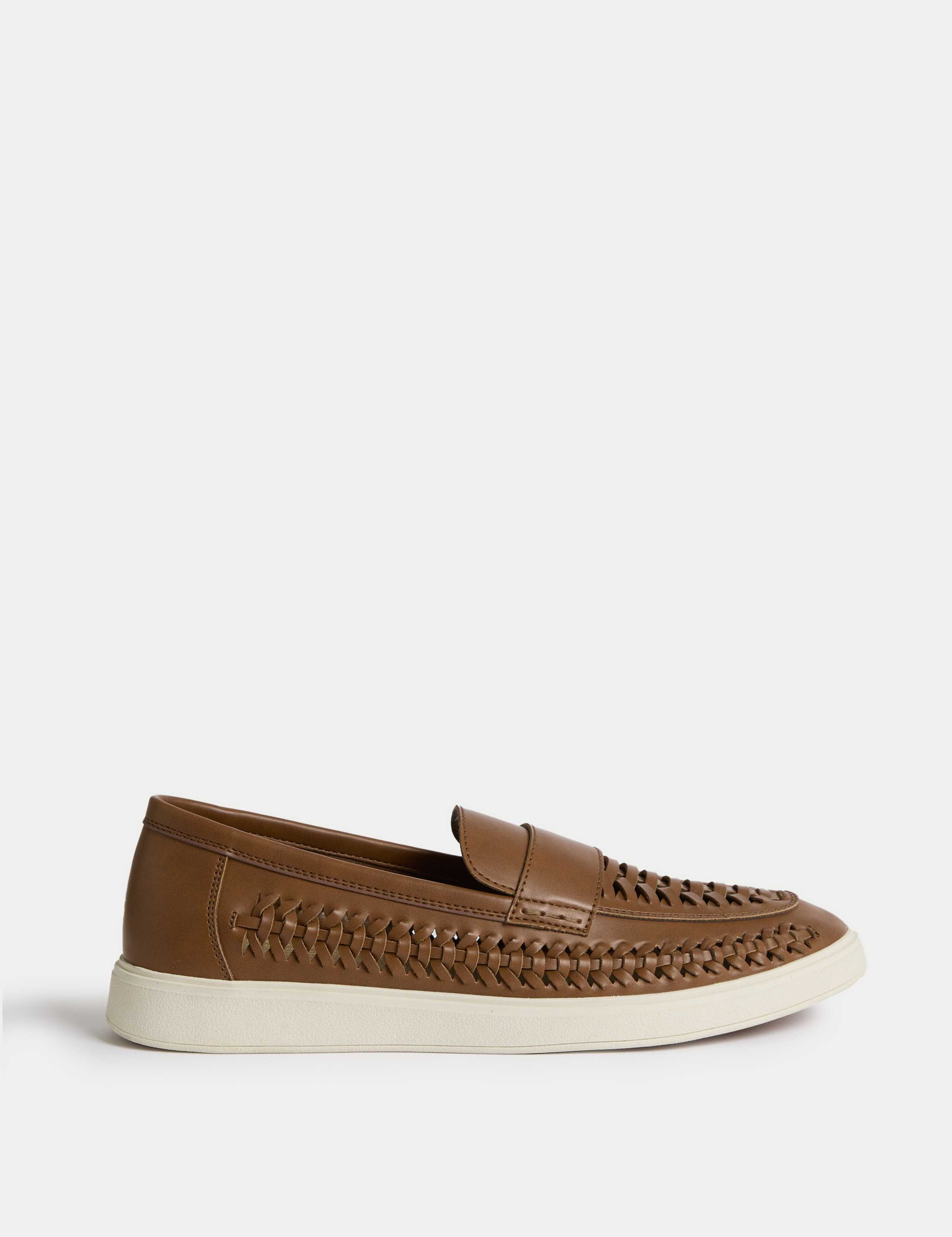 Woven Slip-On Loafers