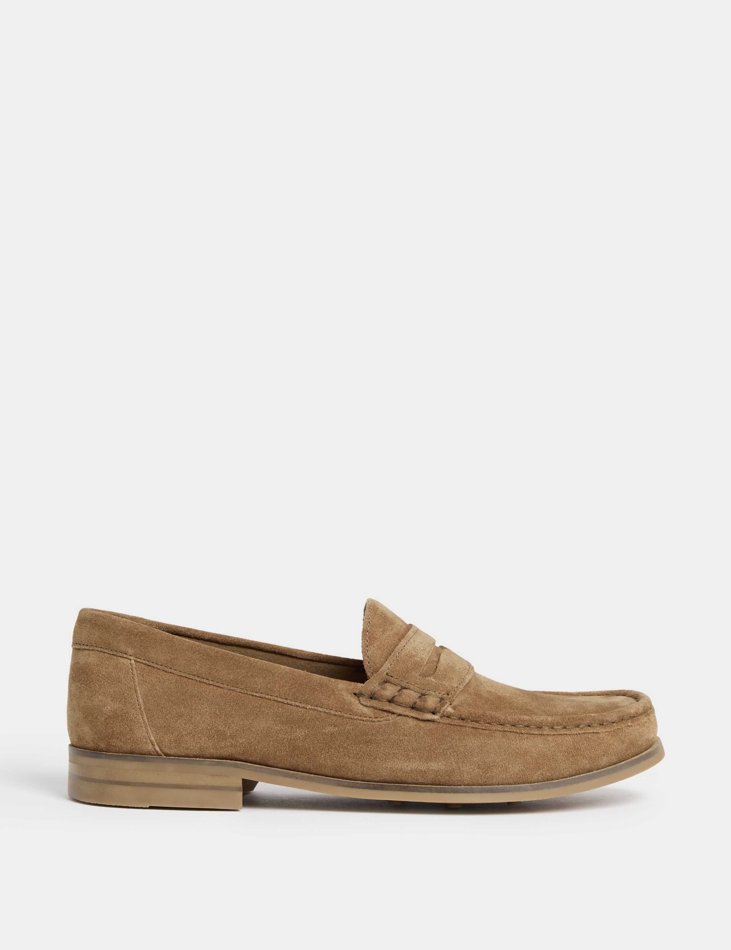 Suede Penny Loafers