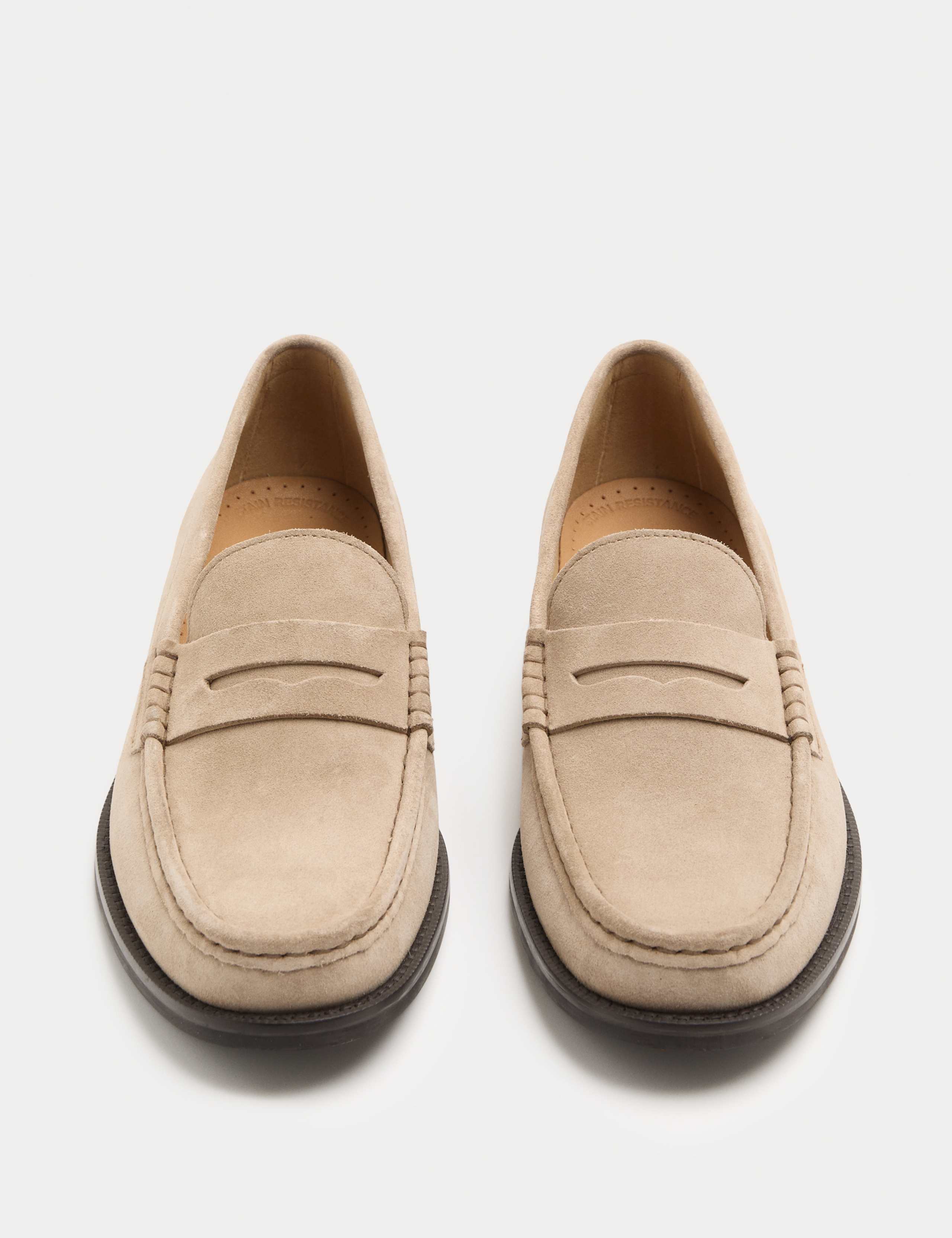 Suede Penny Loafers