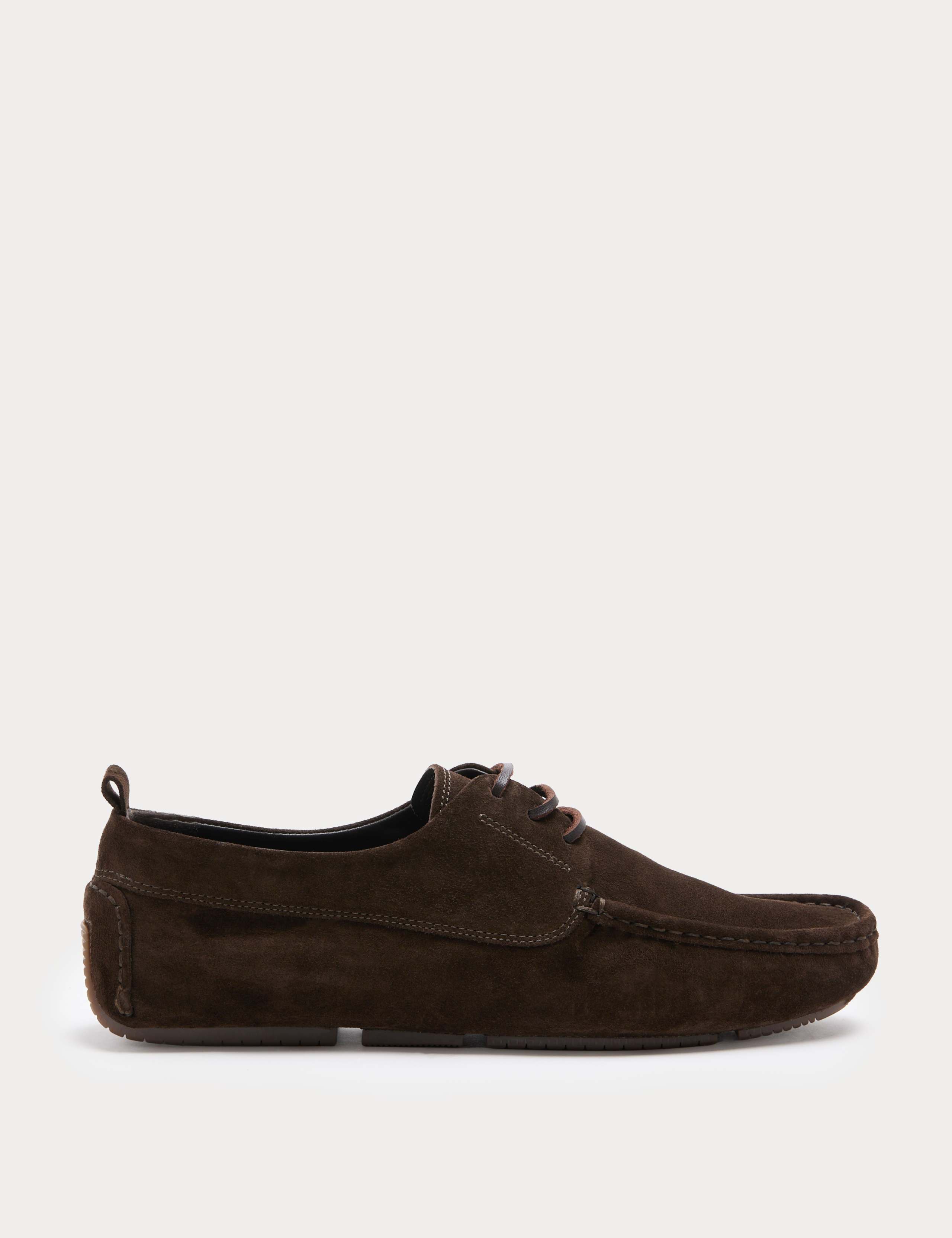 Autograph Suede Lace Up Driver Loafers