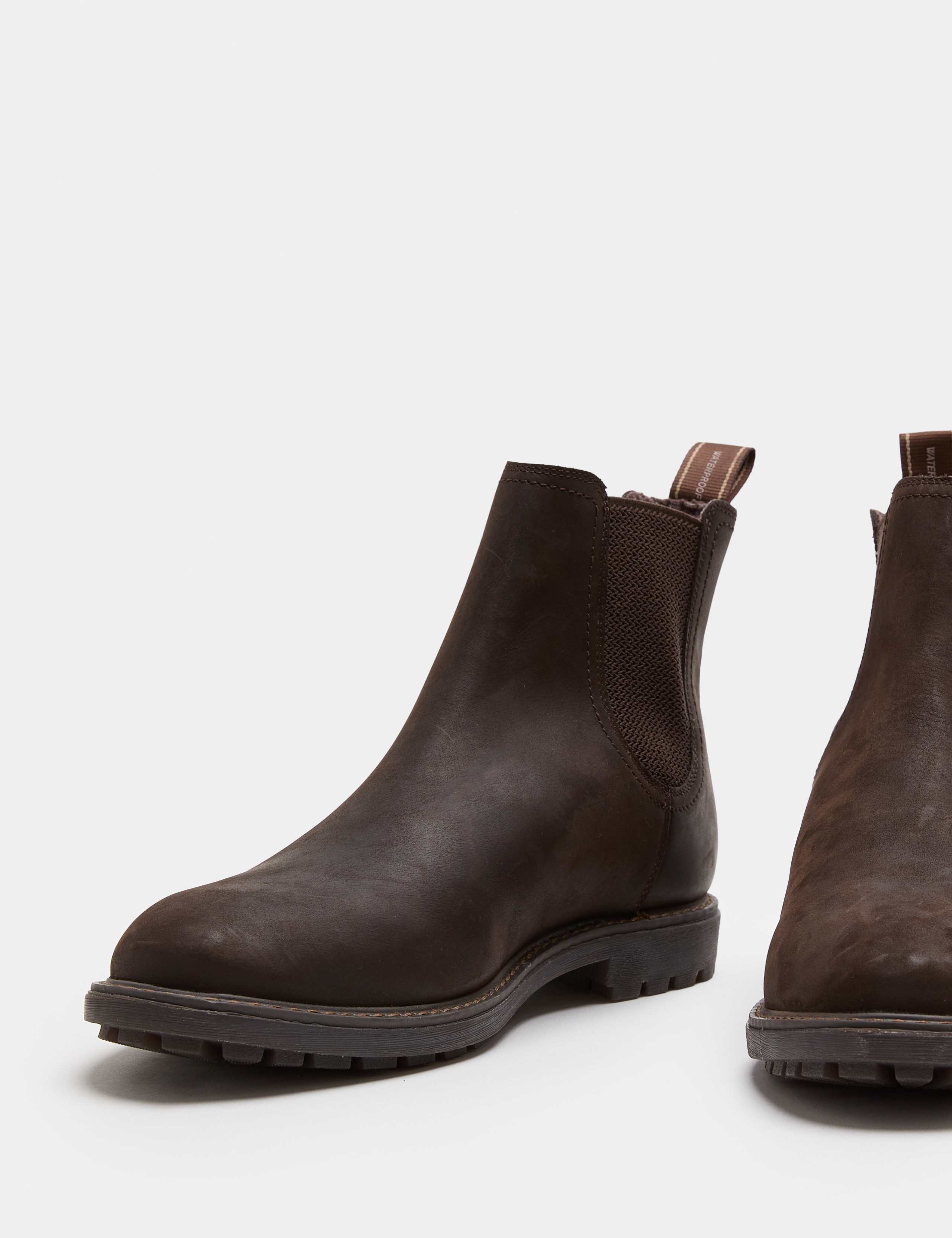 Wide Fit Waterproof Nubuck Chelsea Boots