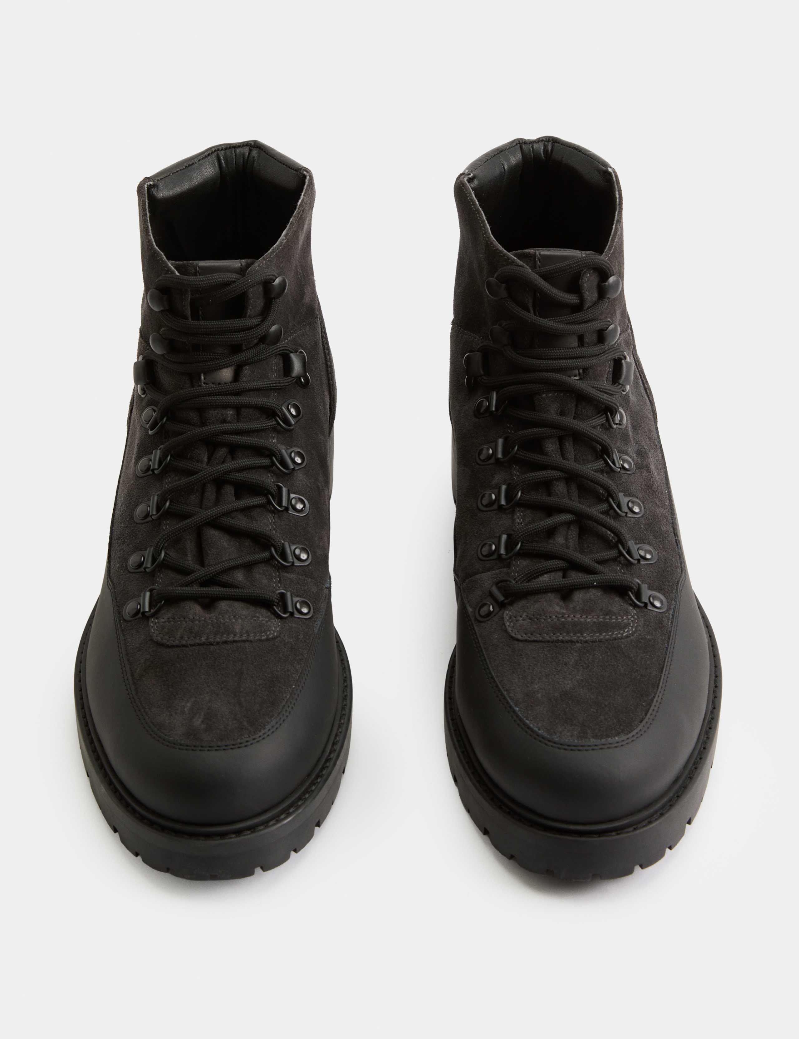 Suede Hiker Boots