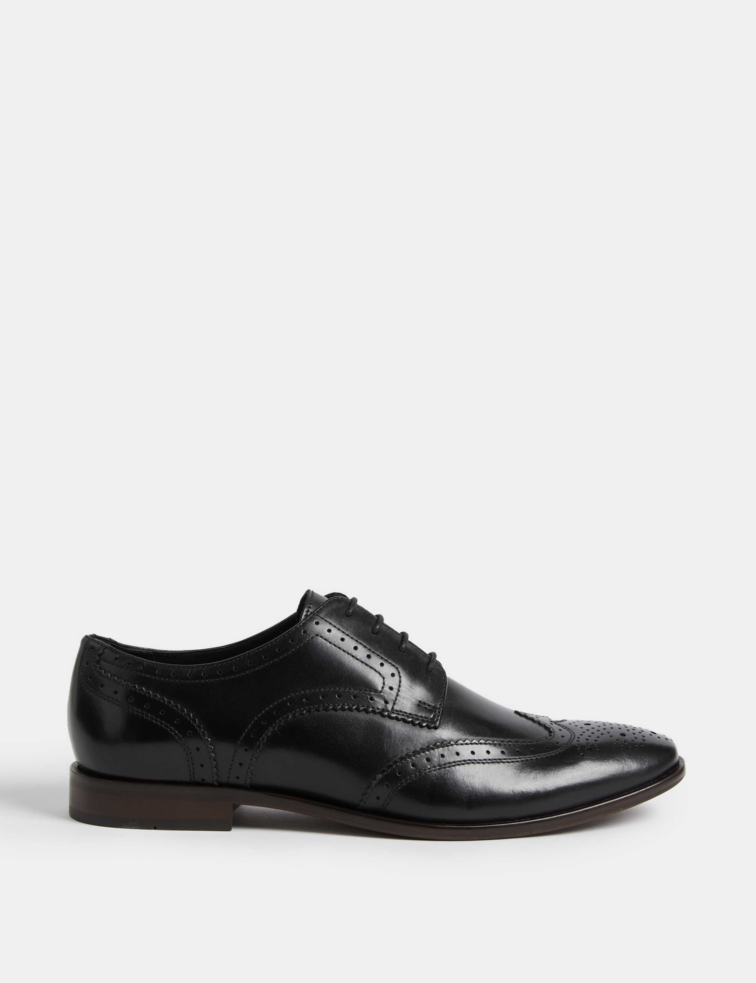 Wide Fit Leather Brogues