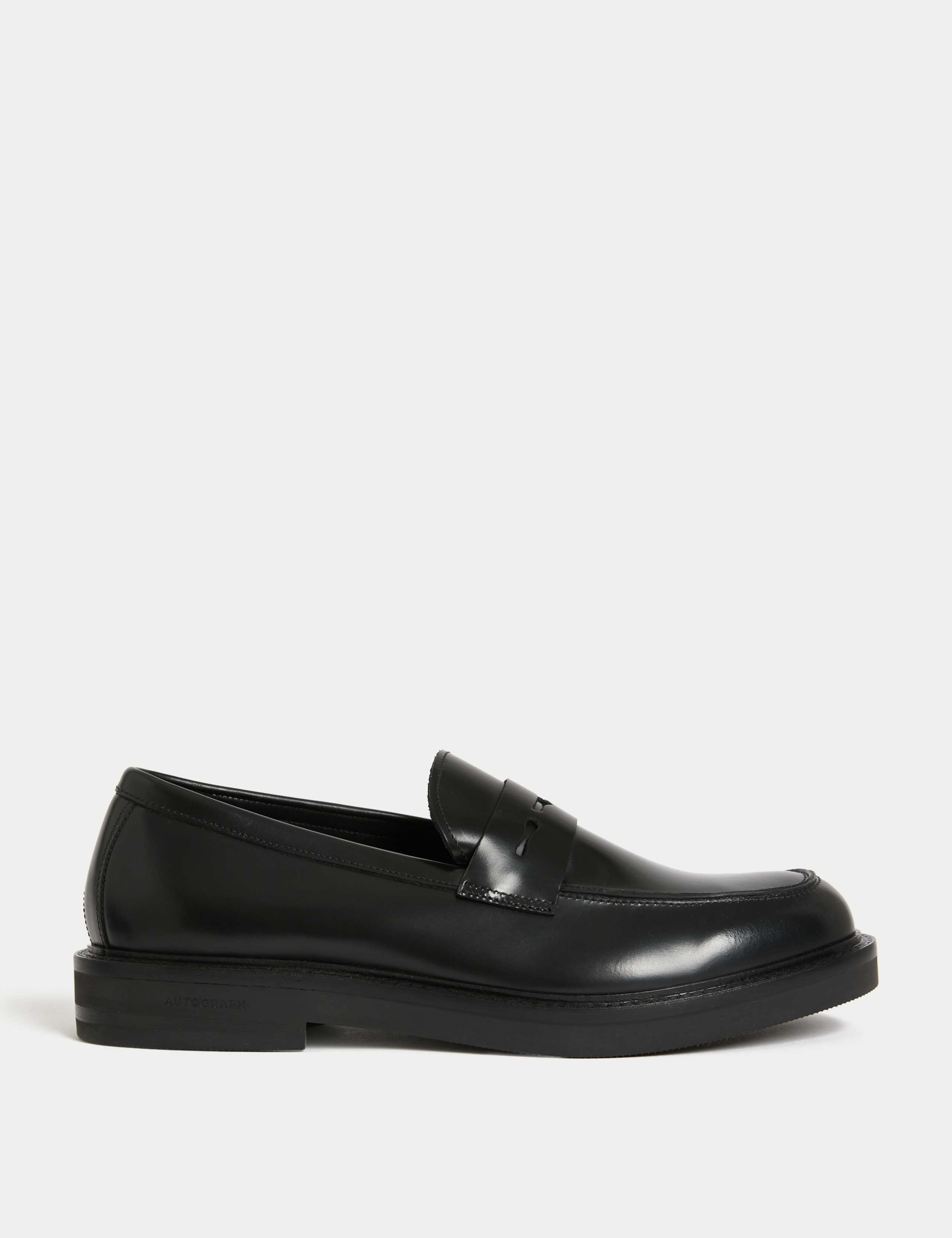 Leather Slip-On Loafers