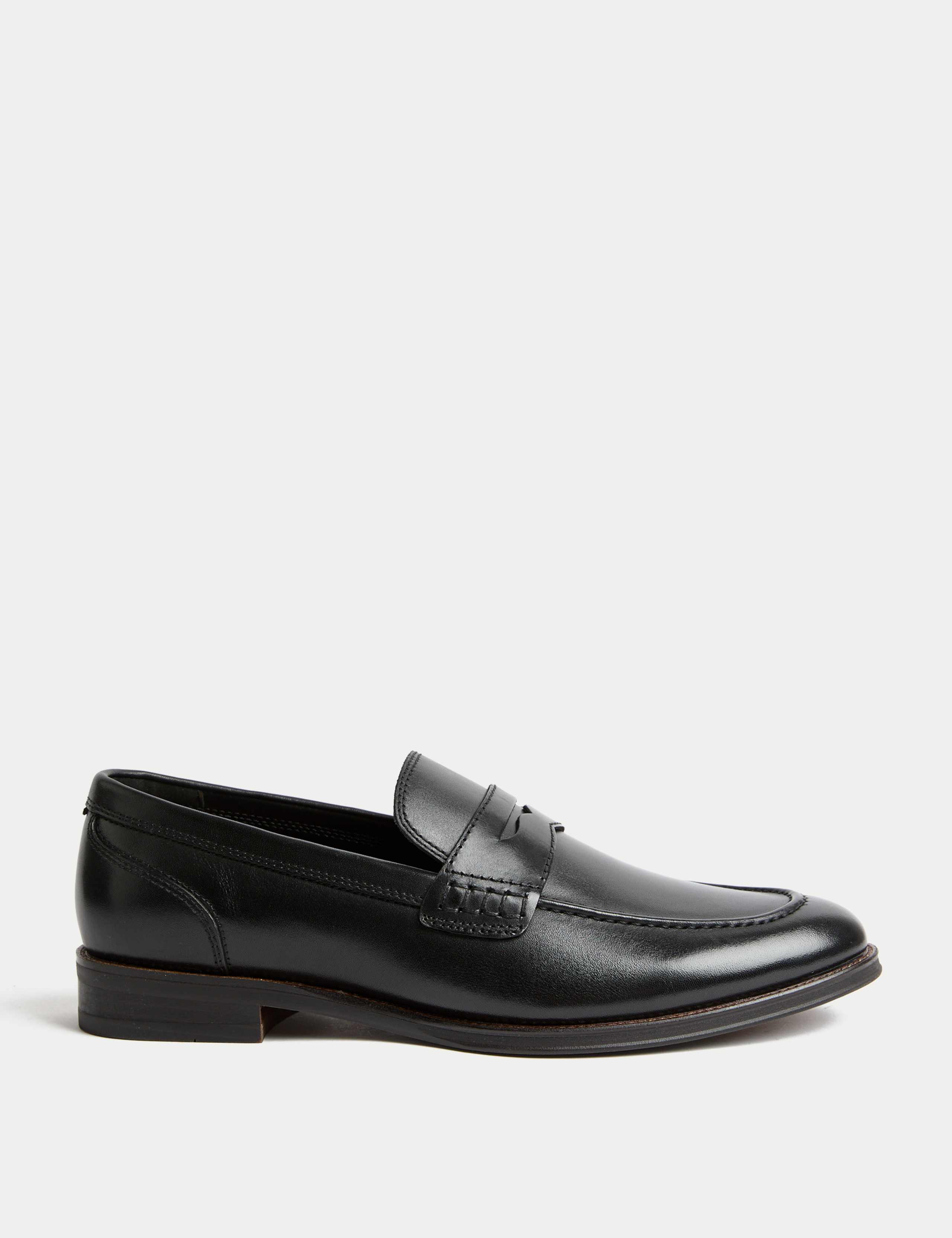 Leather Saddle Slip-On Loafer