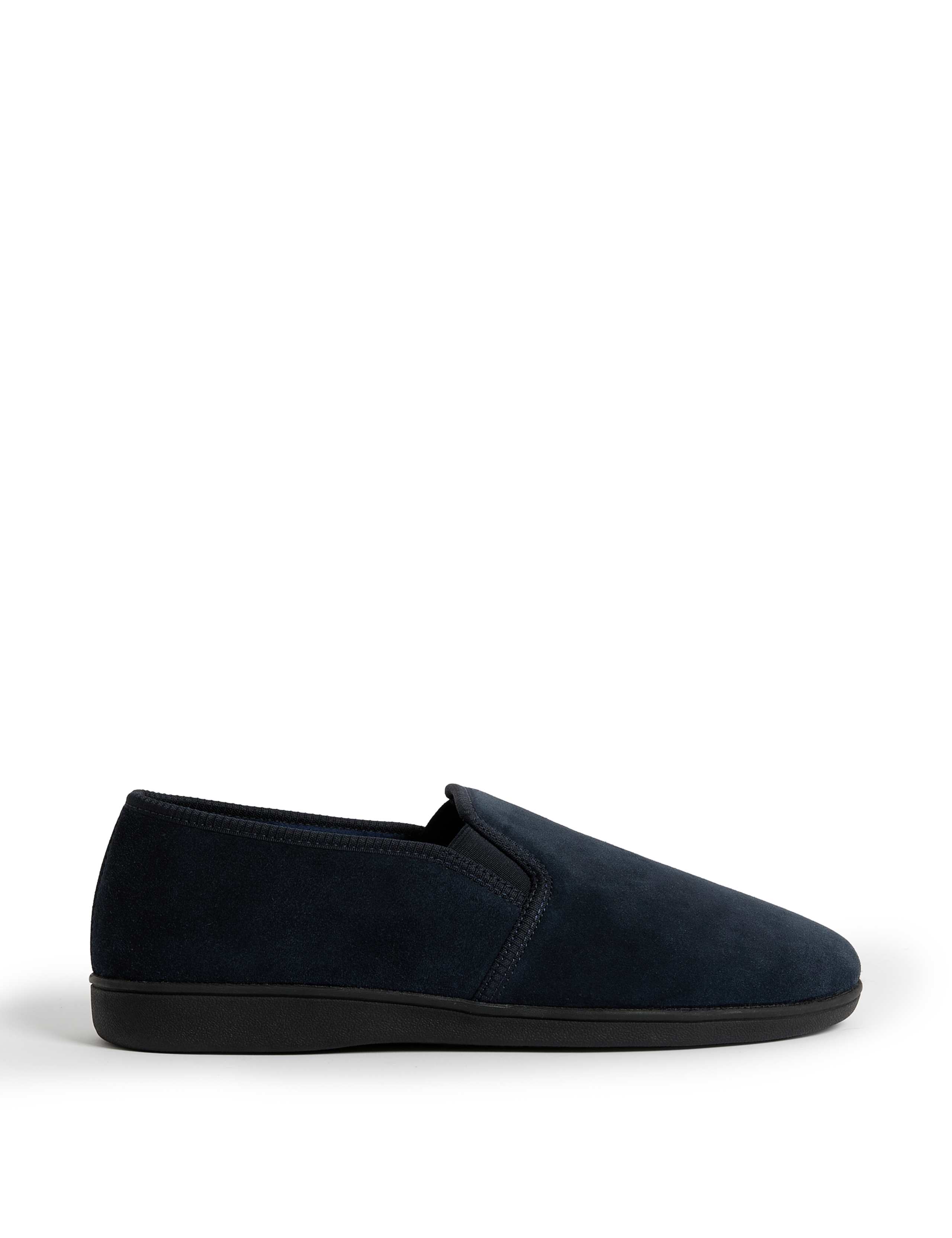 Suede Slippers with Freshfeet™