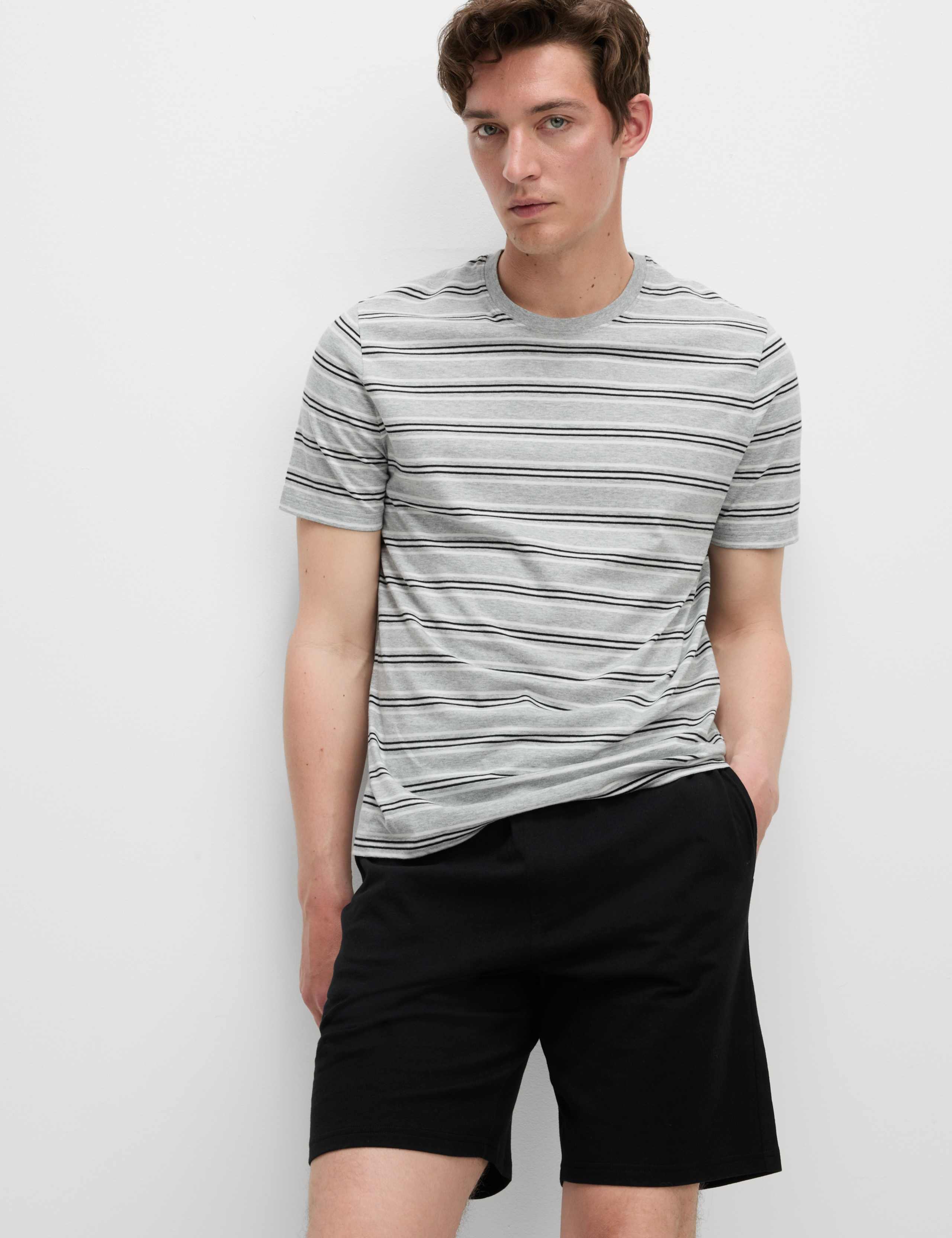 Pure Cotton Striped Pyjama Set